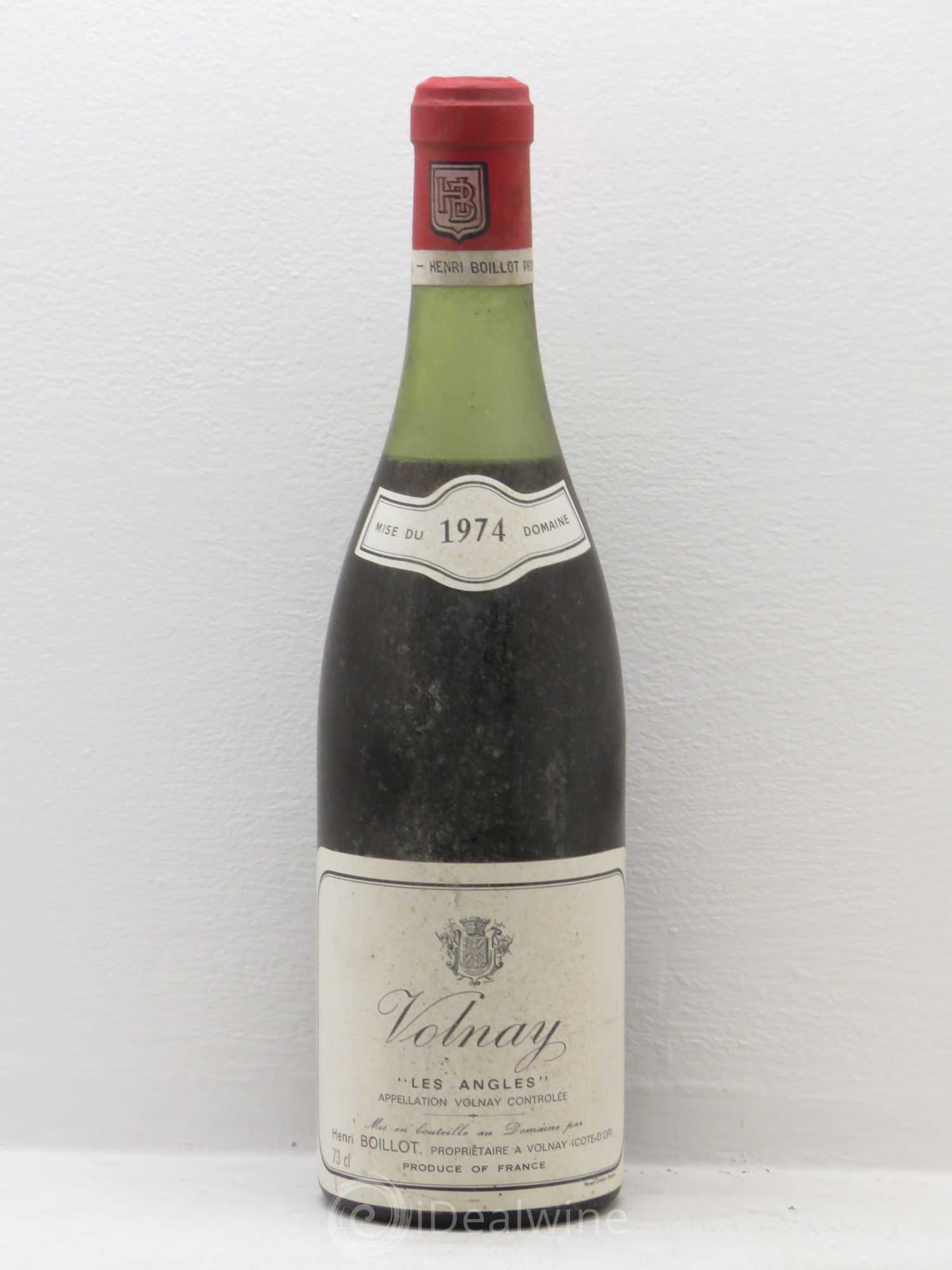 Volnay Les Angles Boillot 1974 - Posten von 1 Flasche - 0
