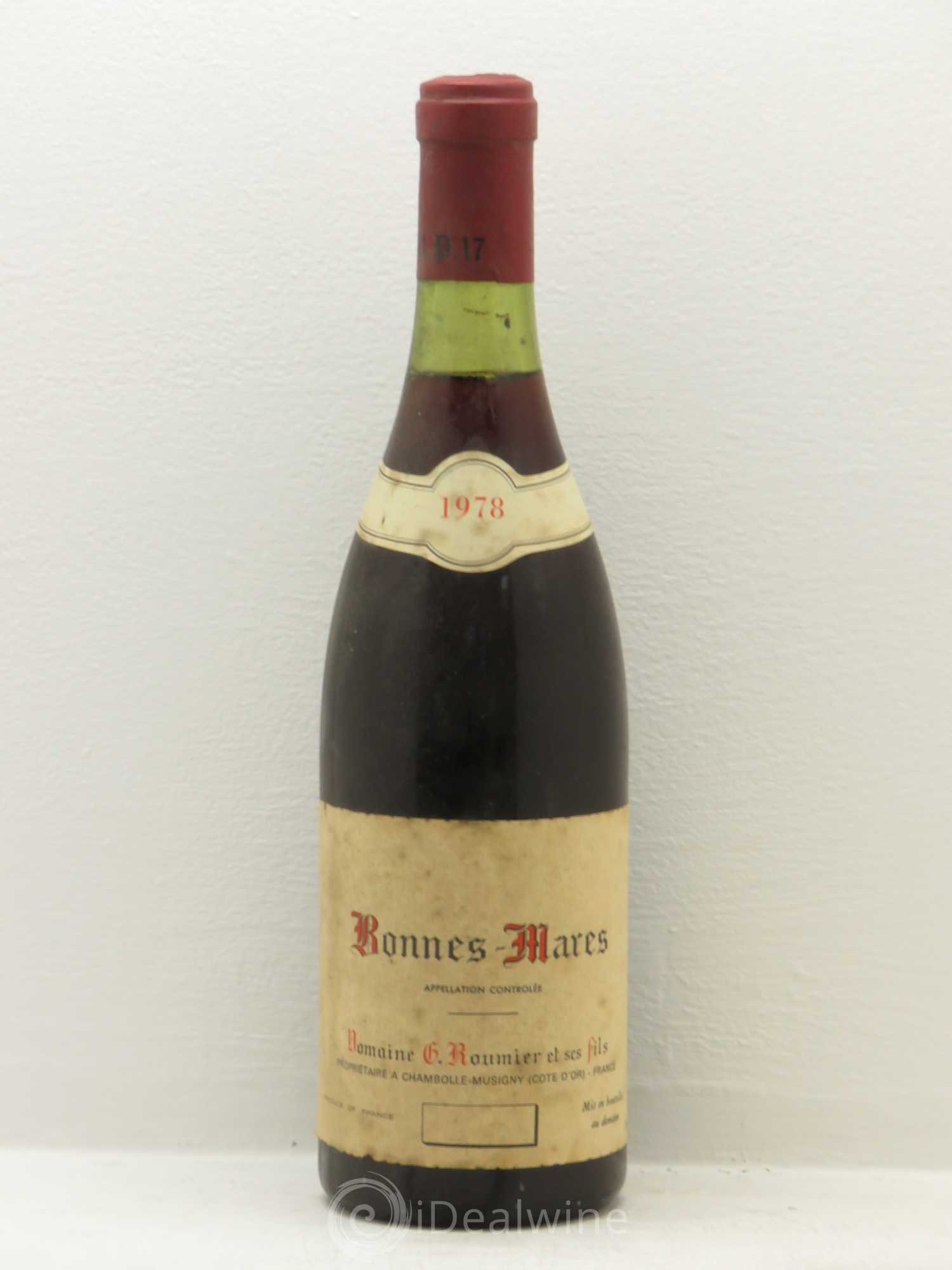 Bonnes-Mares Grand Cru Georges Roumier (Domaine) 1978 - Lot de 1 bouteille - 0