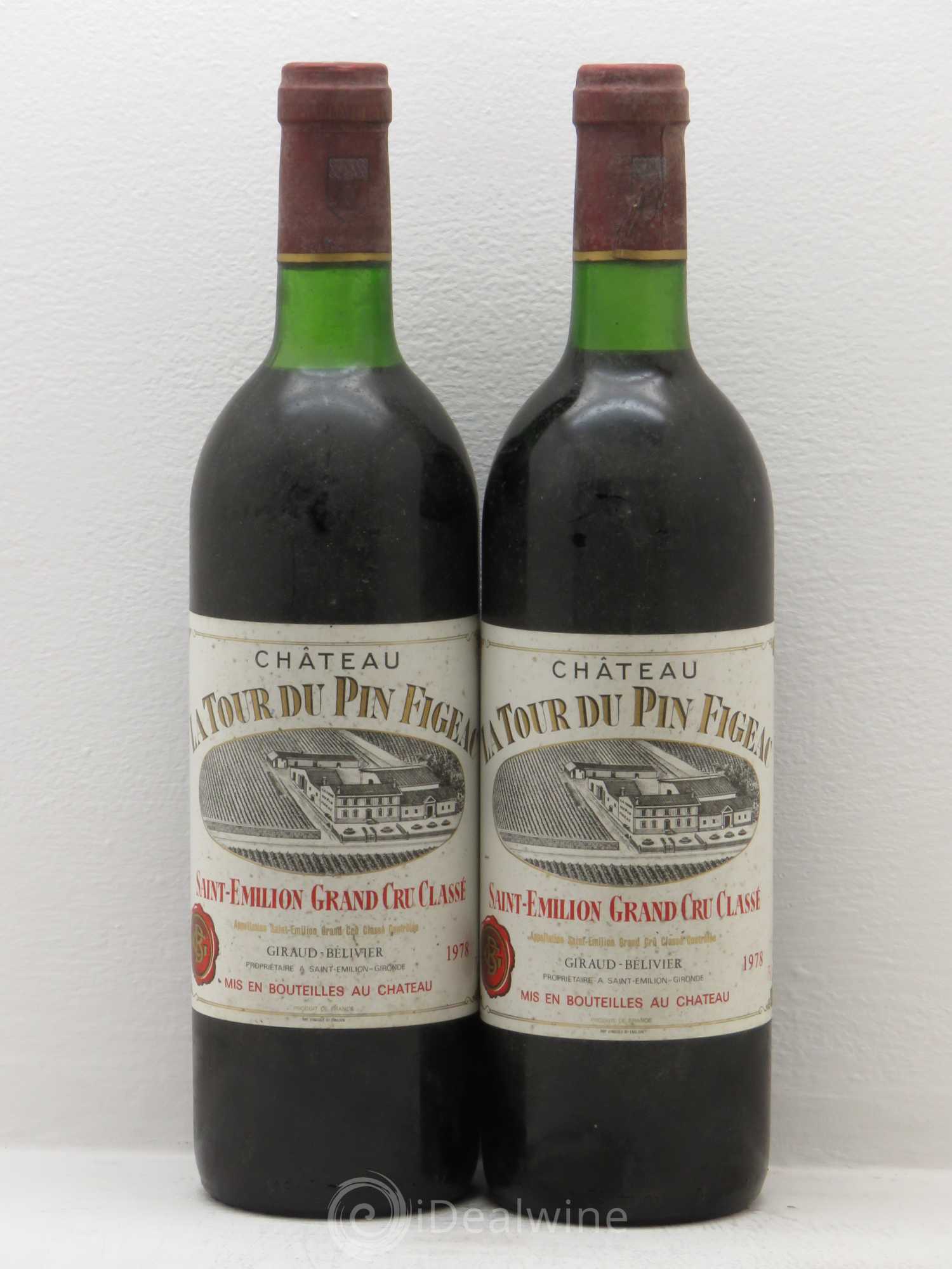 Château la Tour du Pin Figeac 1978 - Lot de 2 bouteilles - 0