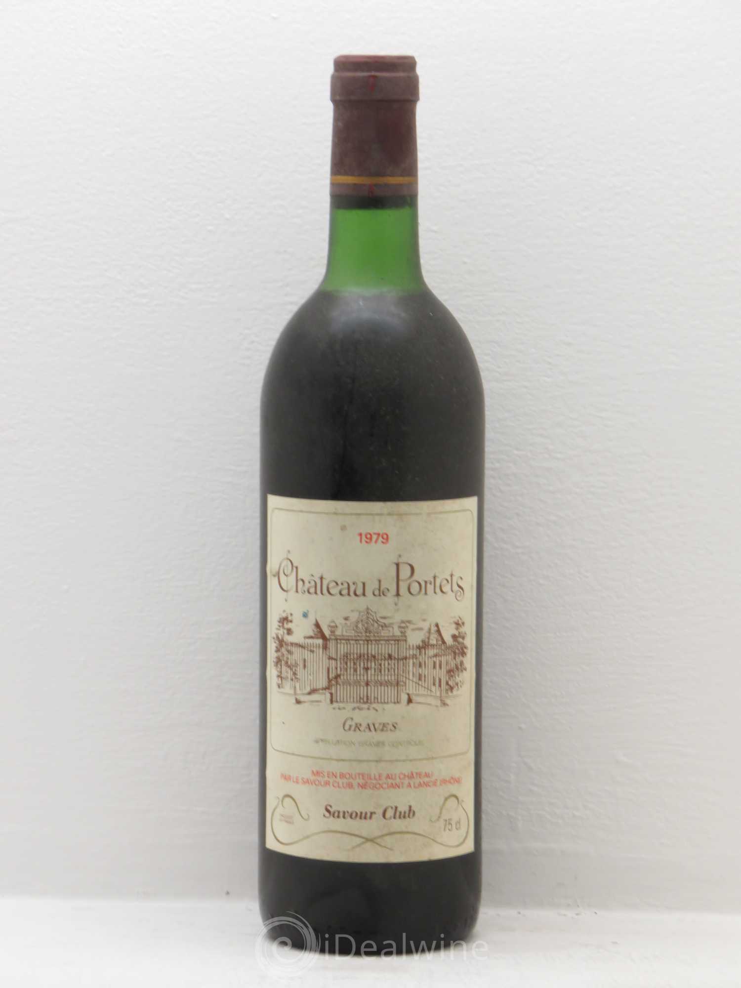 Graves Chateau de Portets 1979 - Posten von 1 Flasche - 0