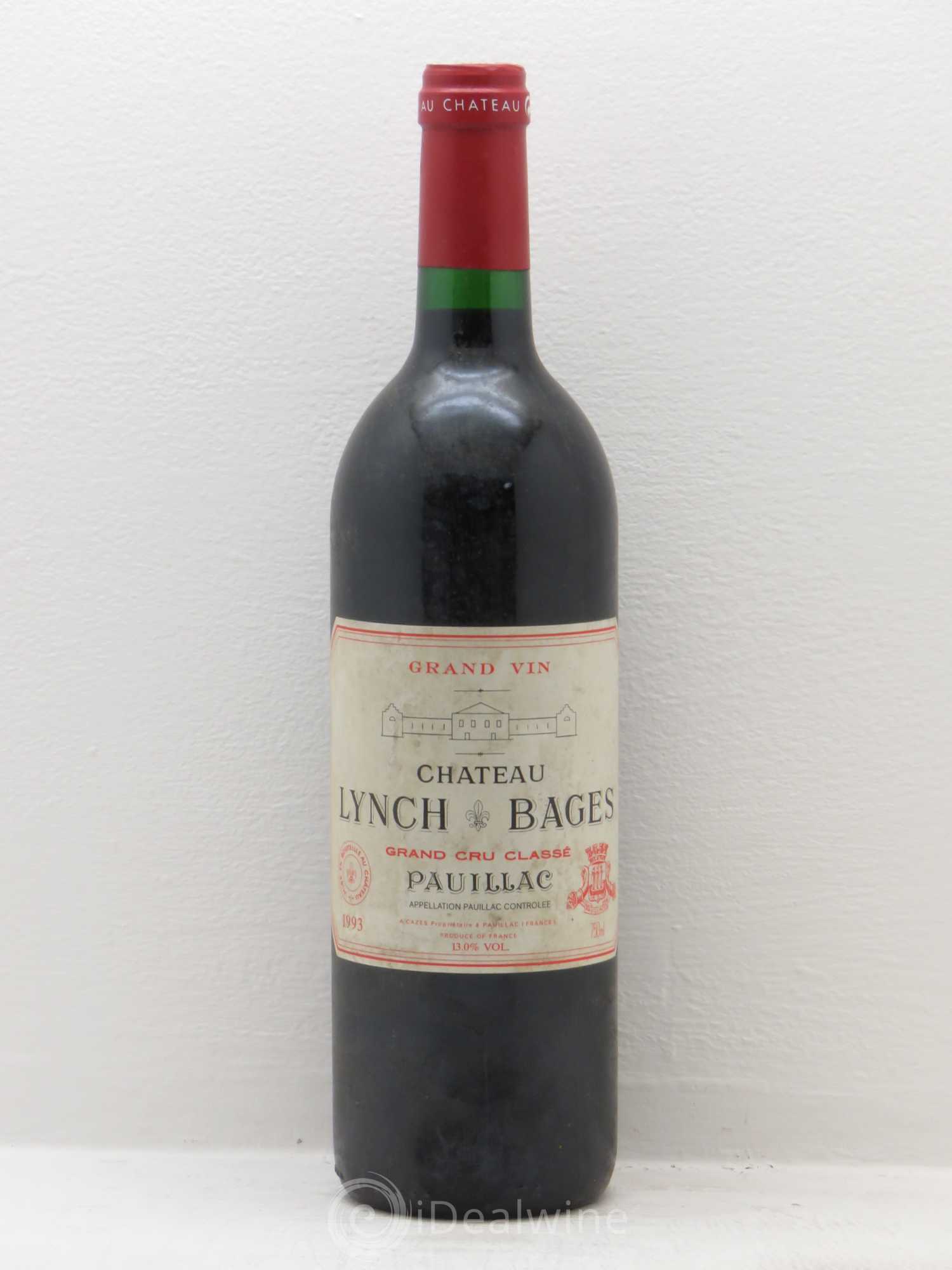 Château Lynch Bages 5ème Grand Cru Classé 1993 - Lot de 1 bouteille - 0