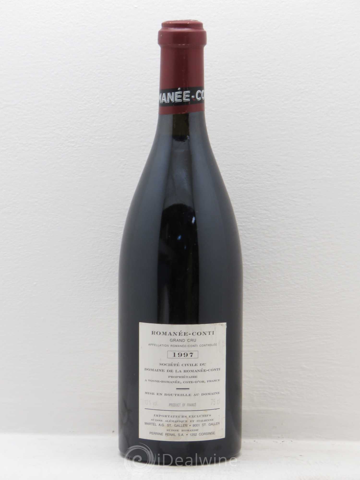 Romanée-Conti Grand Cru Domaine de la Romanée-Conti 1997 - Lot de 1 bouteille - 1