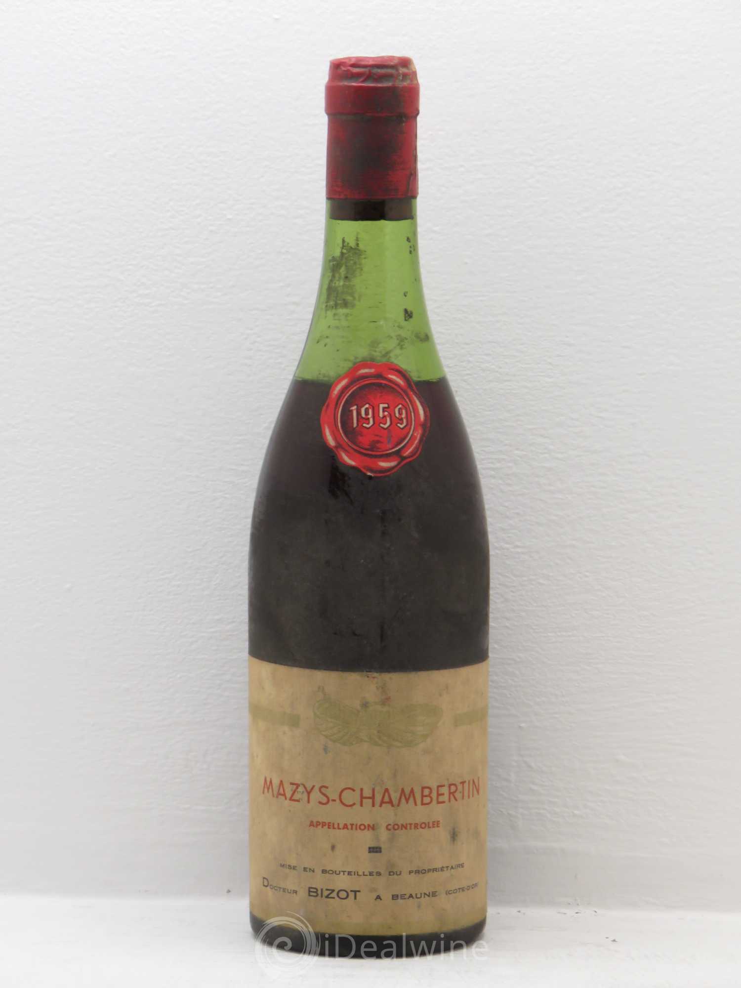 Mazis-Chambertin Grand Cru Docteur Bizot 1959 - Lot de 1 bouteille - 0