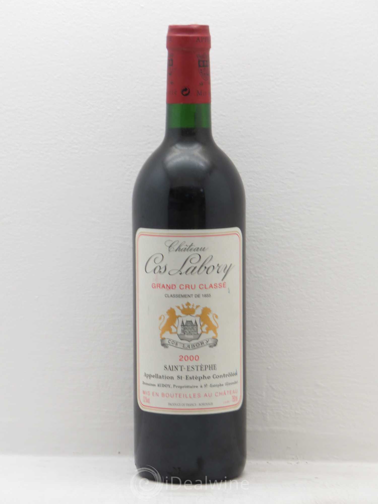 Château Cos Labory 5ème Grand Cru Classé 2000 - Lot de 1 bouteille - 0