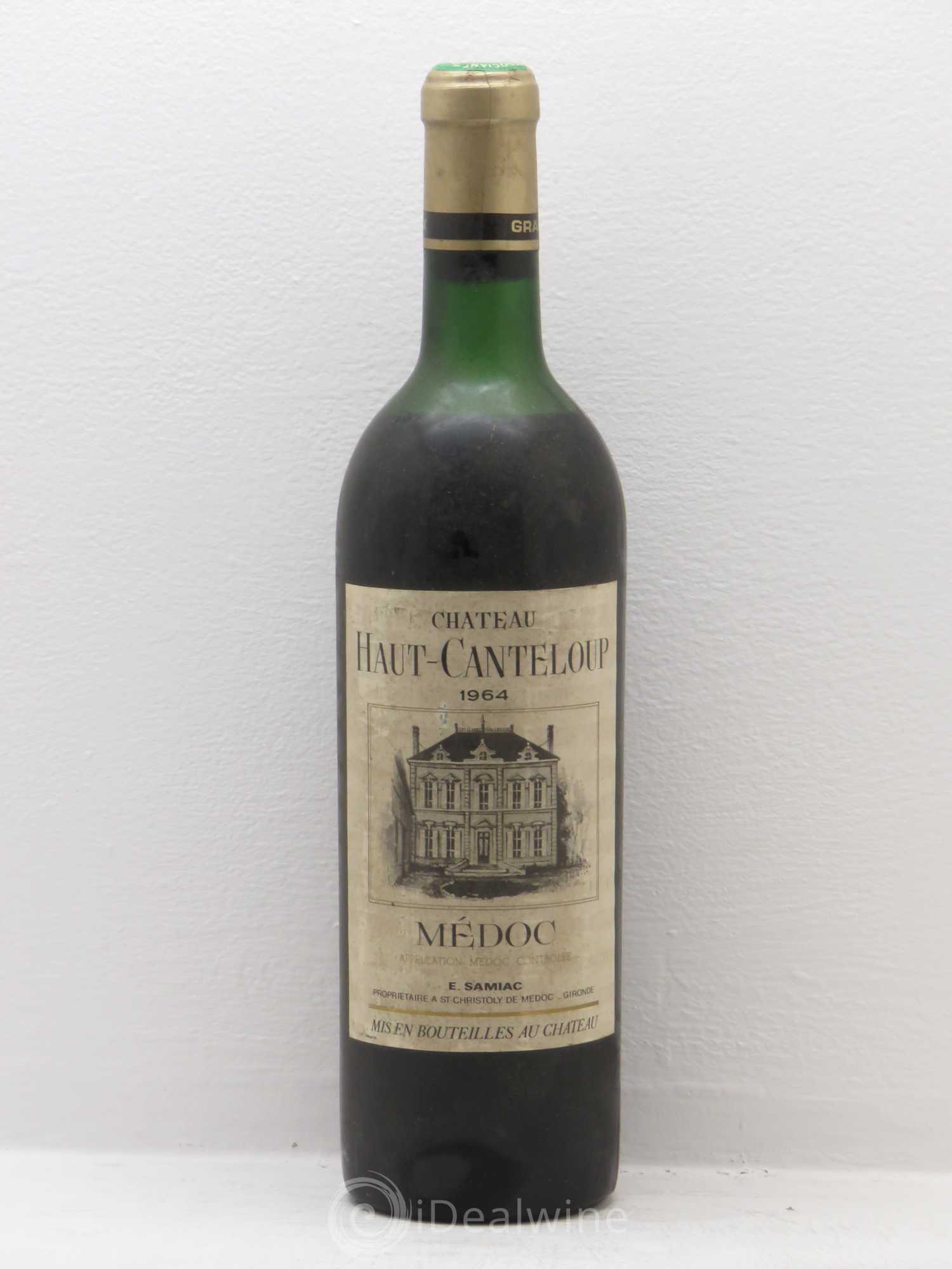 Médoc Haut Canteloup 1964 - Posten von 1 Flasche - 0