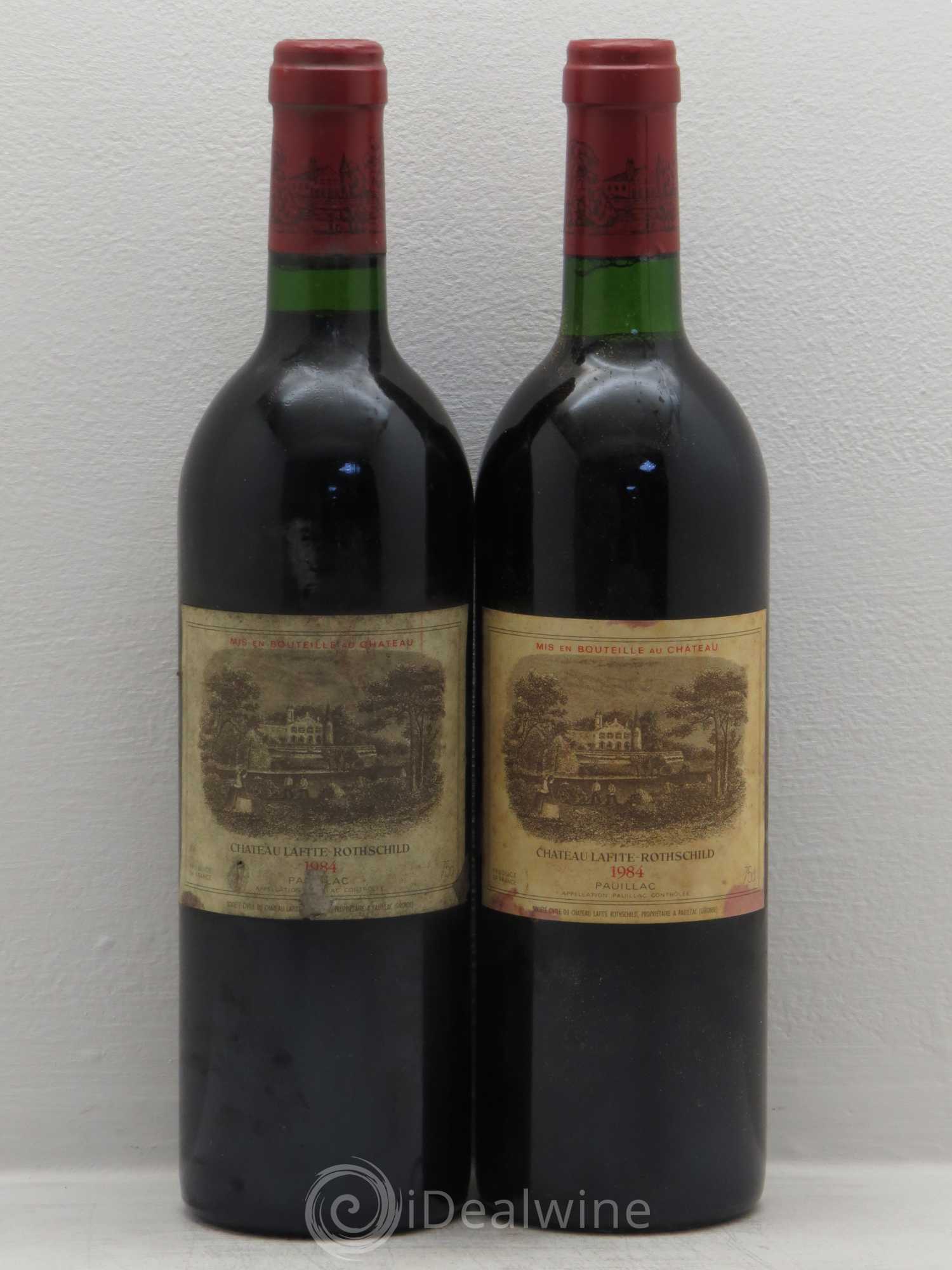 Château Lafite Rothschild 1er Grand Cru Classé 1984 - Lot de 2 bouteilles - 0