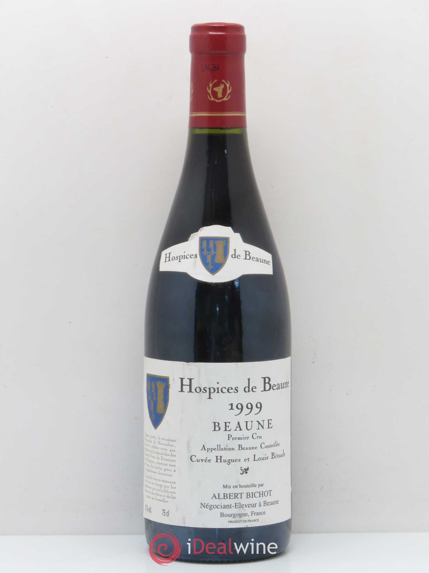 Beaune 1er Cru Hospices de Beaune Cuvee Hughes et Louis Betault 1999 - Posten von 1 Flasche - 0