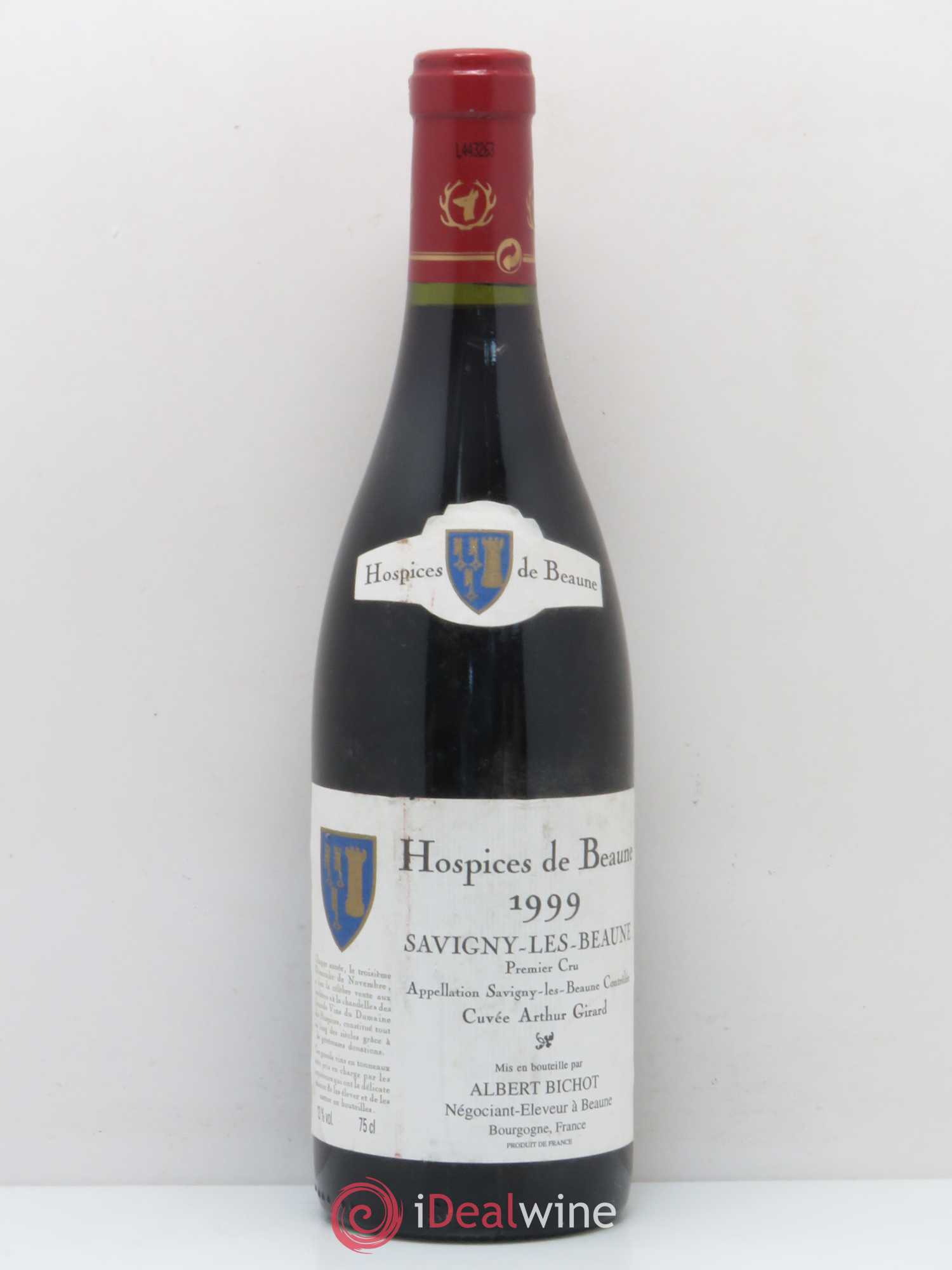 Savigny-lès-Beaune Albert Bichot Hospices de Beaune Cuvée Arthur Girard 1999 - Lot de 1 bouteille - 0