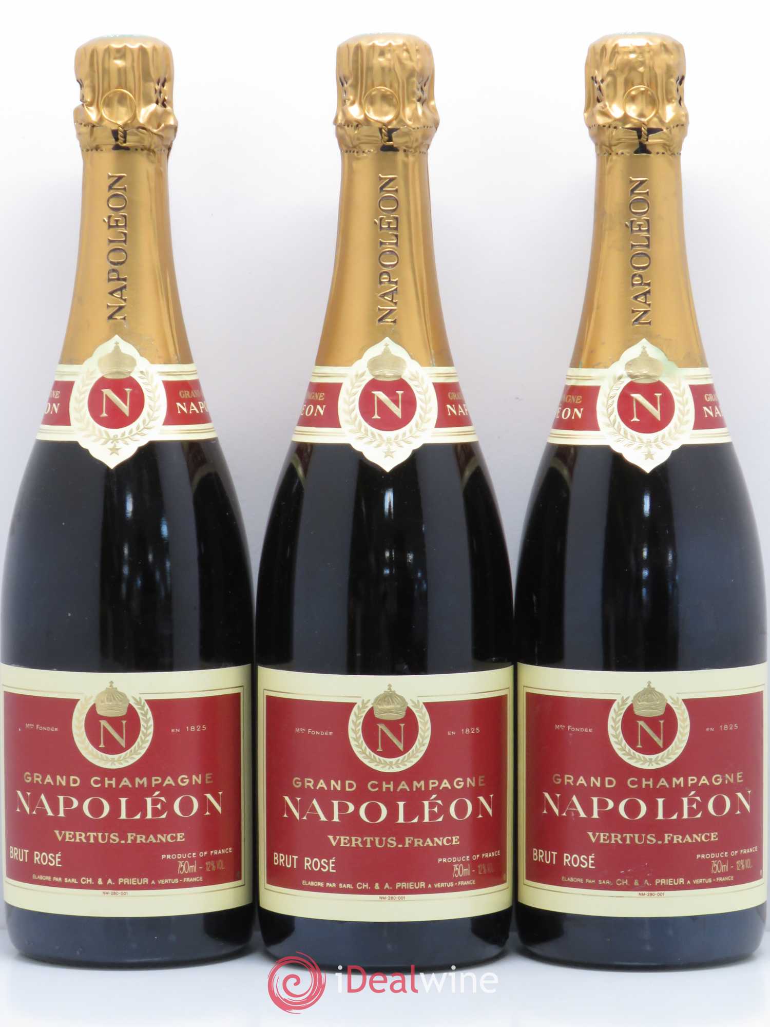 Champagne - Napoléon - Lot de 3 bouteilles - 0