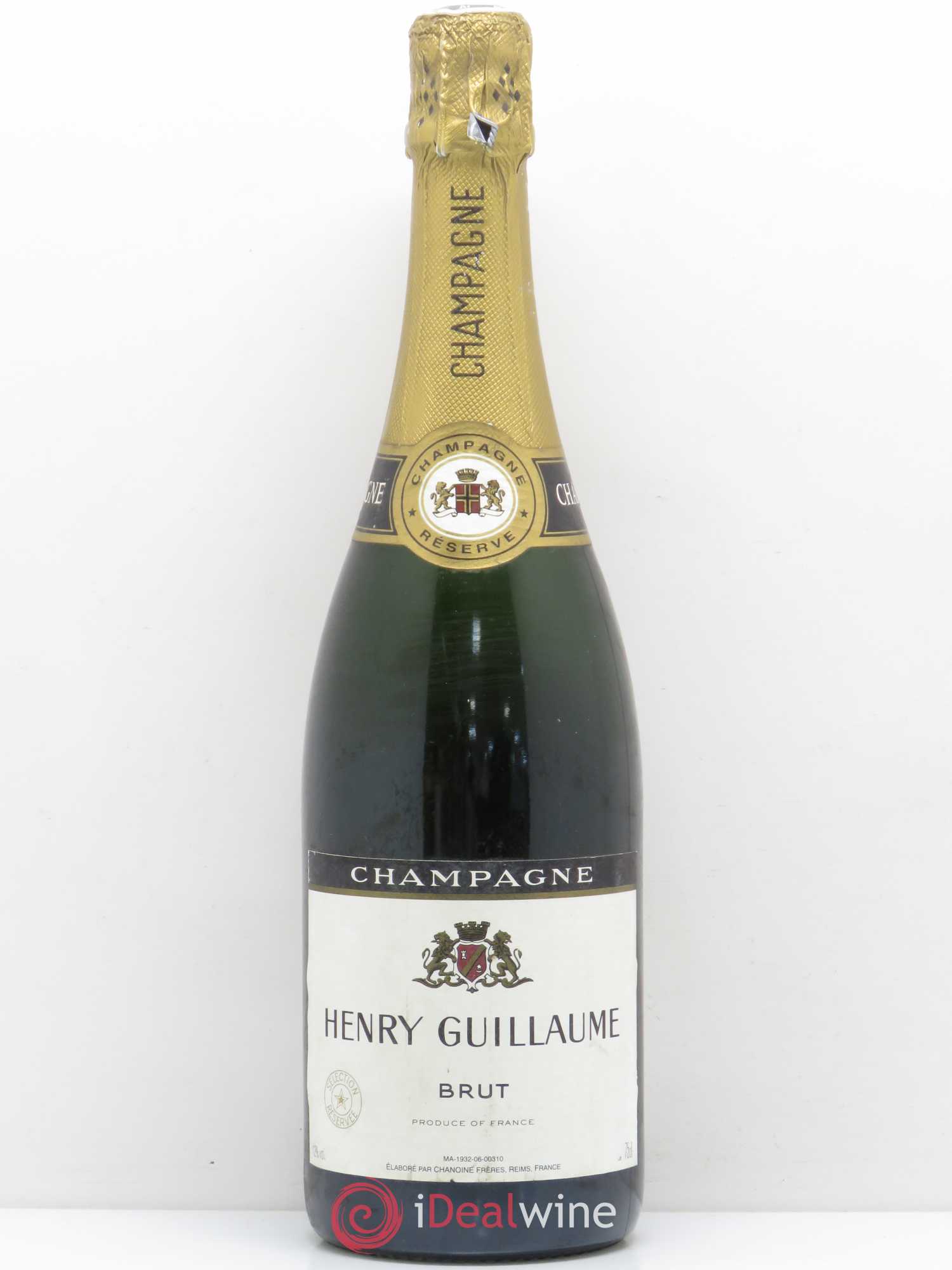 Champagne Reserve Henry Guillaume - Lot de 1 bouteille - 0