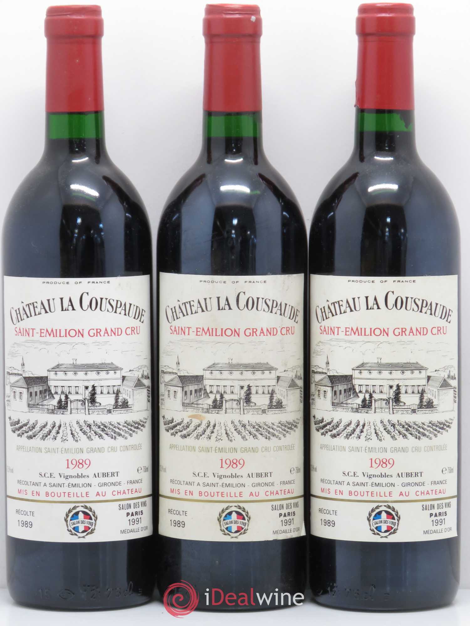 Château la Couspaude Grand Cru Classé 1989 - Lot de 6 bouteilles - 2
