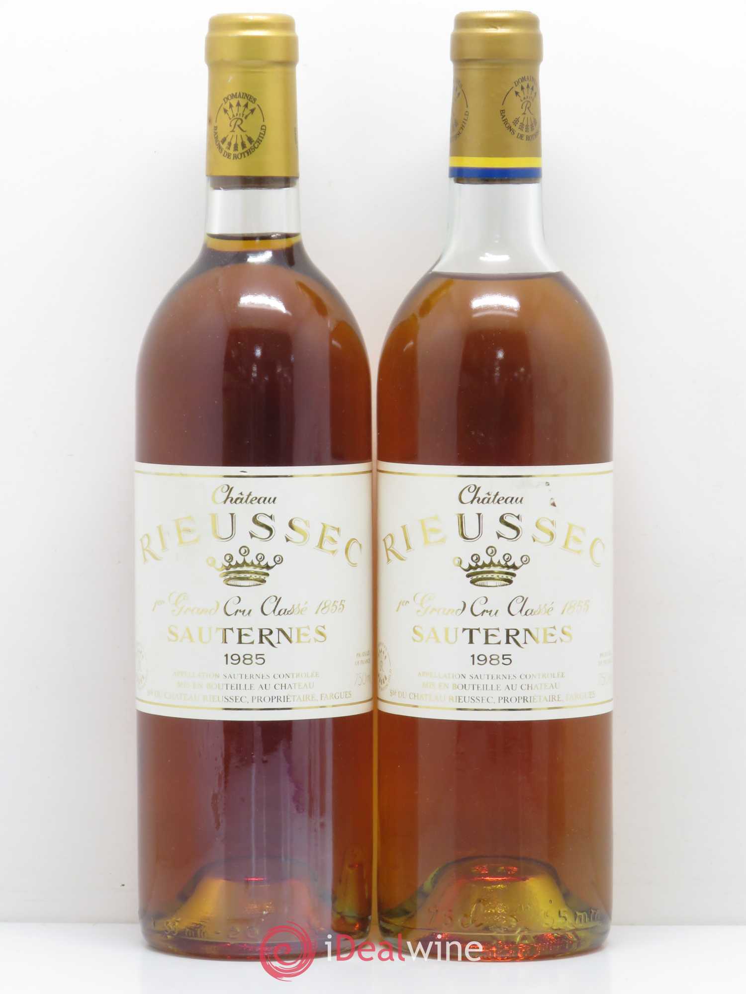 Château Rieussec 1er Grand Cru Classé 1985 - Lotto di 2 bottiglie - 0