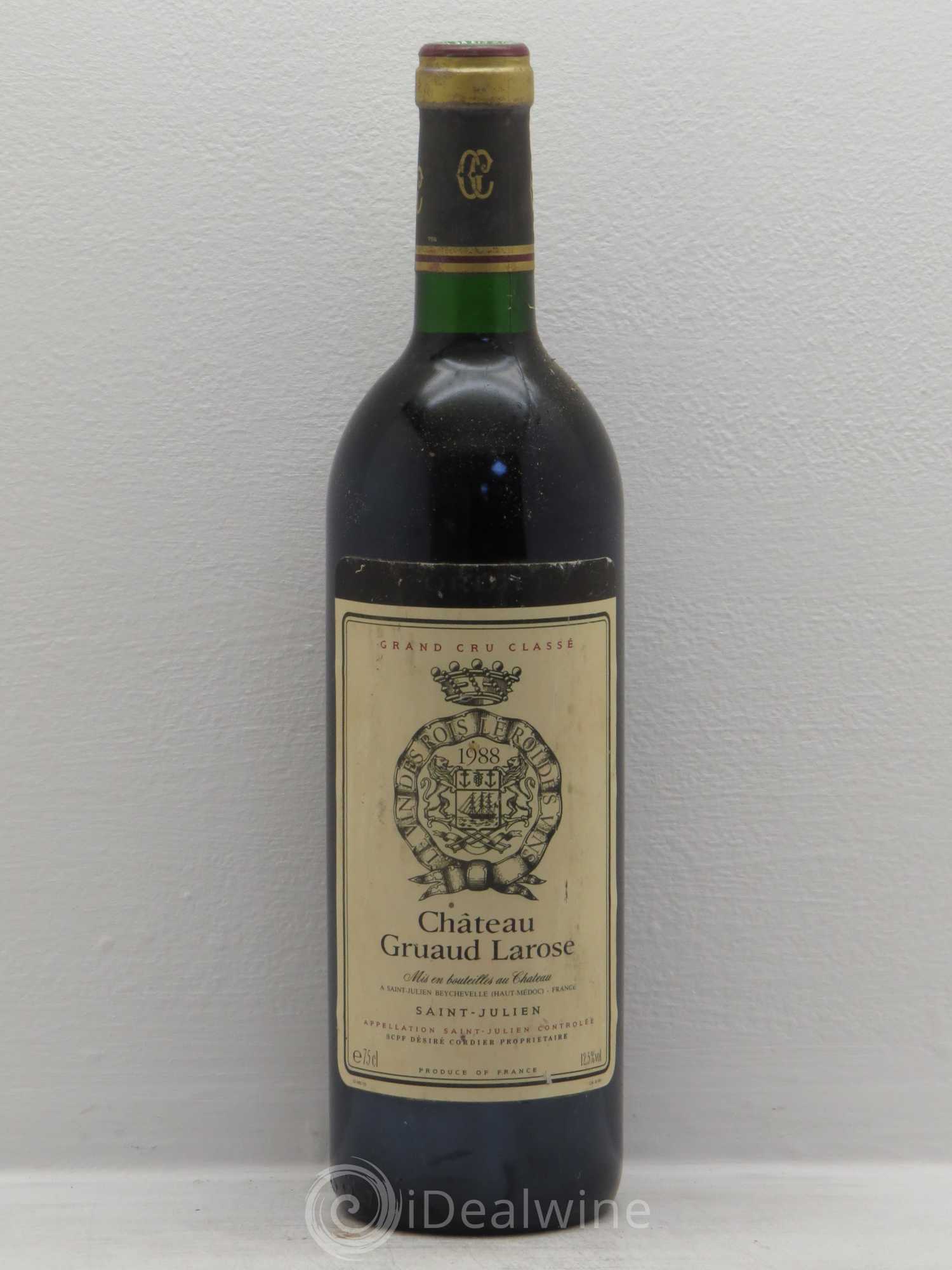 Château Gruaud Larose 2ème Grand Cru Classé 1988 - Lot de 1 bouteille - 0