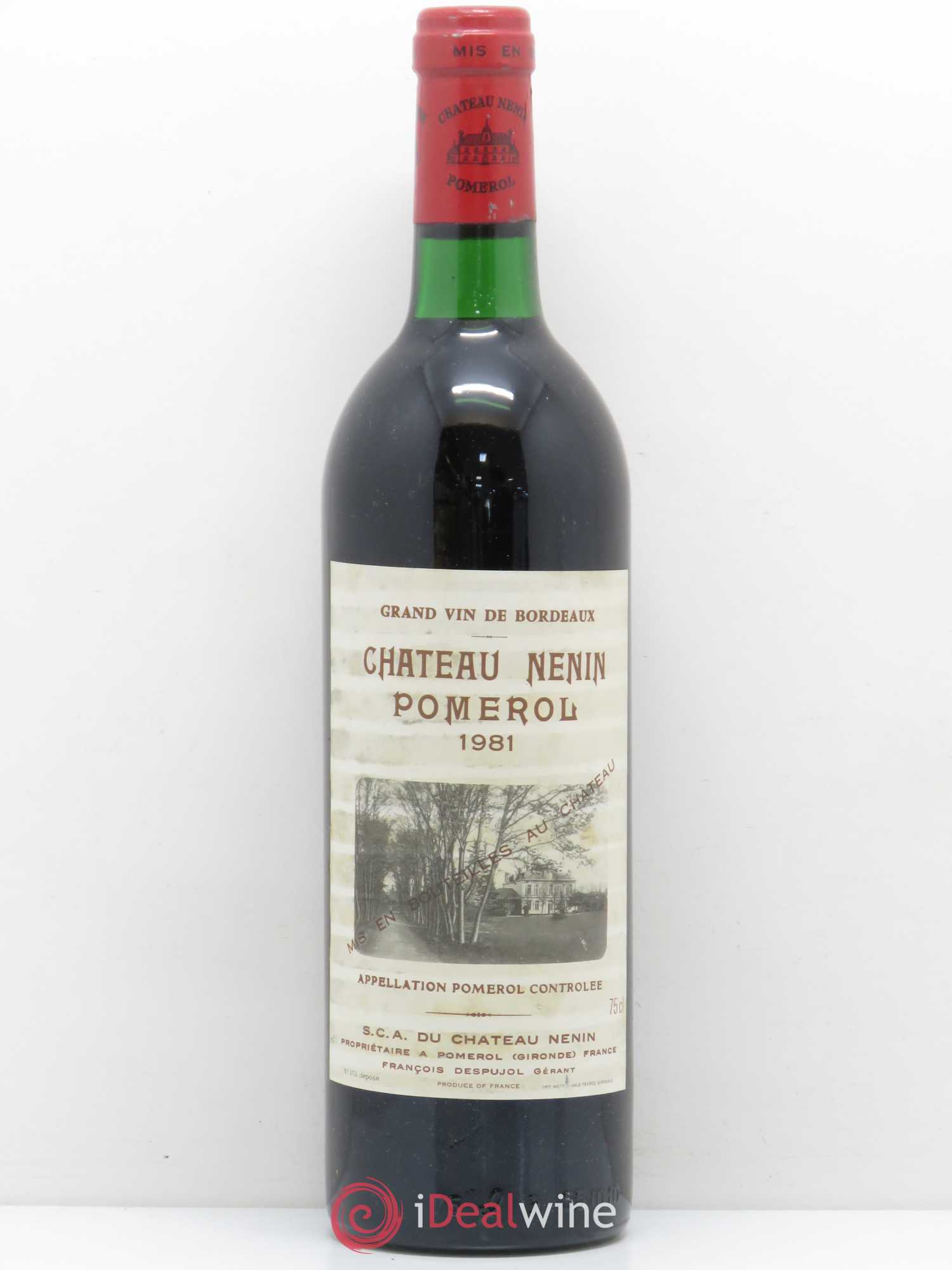 Château Nenin 1981 - Lot de 1 bouteille - 0