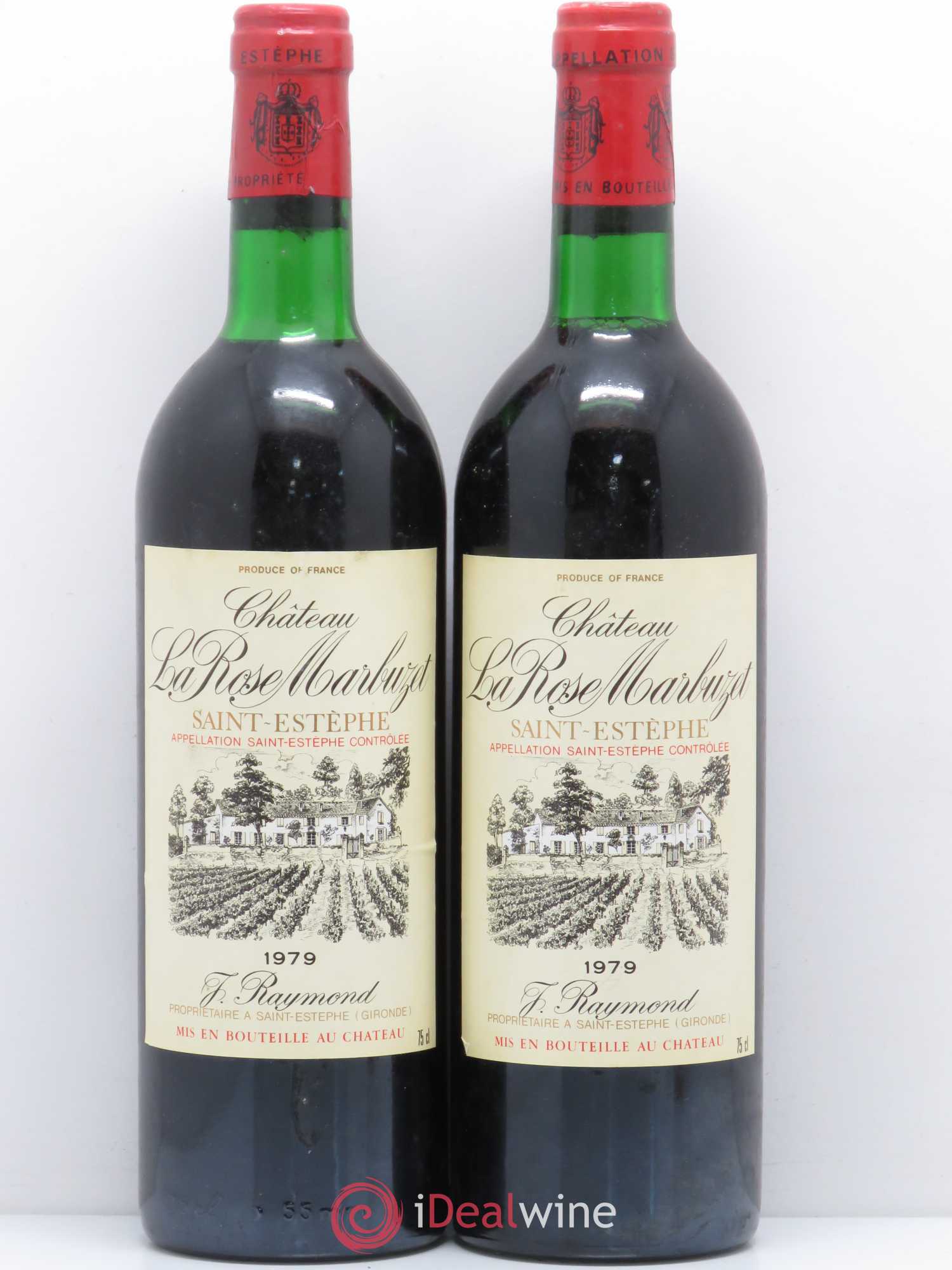 Saint-Estèphe Château La Rose Marbuzet 1979 - Posten von 2 Flaschen - 0