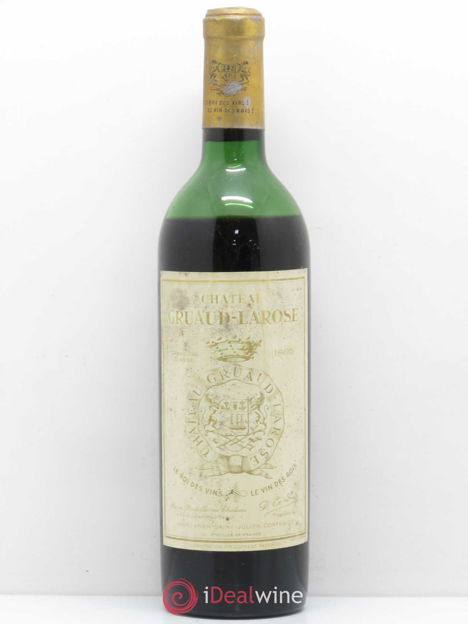 Château Gruaud Larose 2ème Grand Cru Classé 1960 - Lot de 1 bouteille - 0
