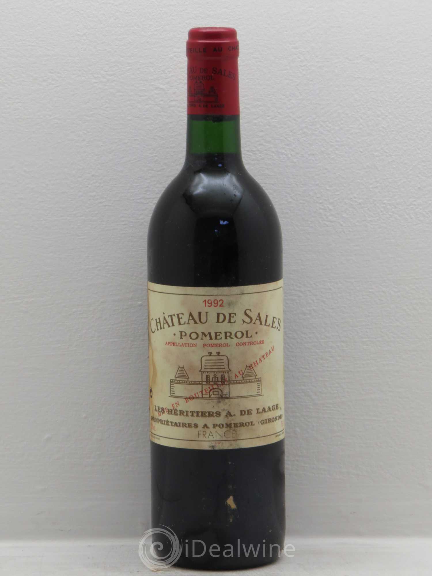 Château de Sales 1992 - Lot de 6 bouteilles - 0