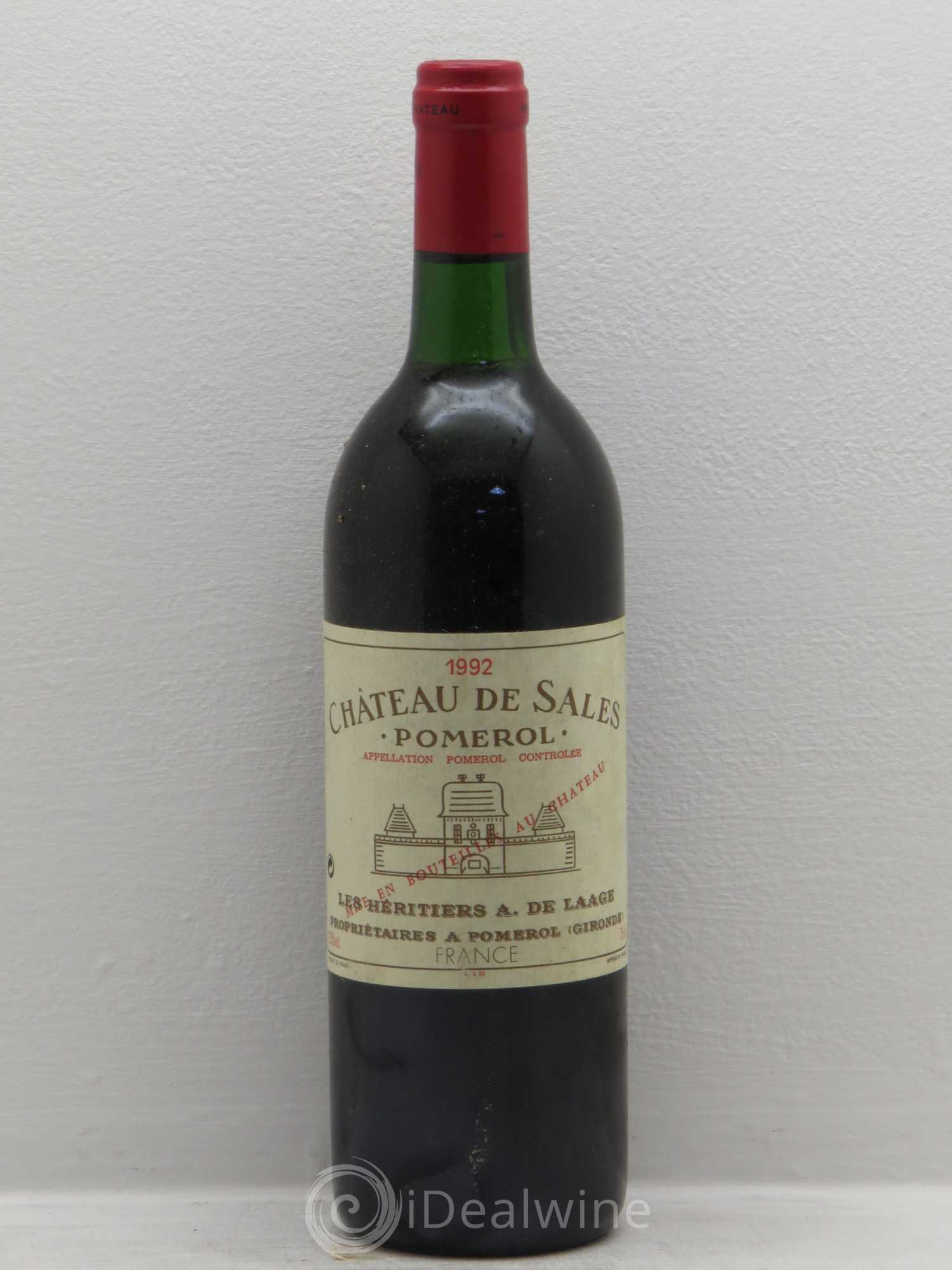 Château de Sales 1992 - Lot de 6 bouteilles - 0