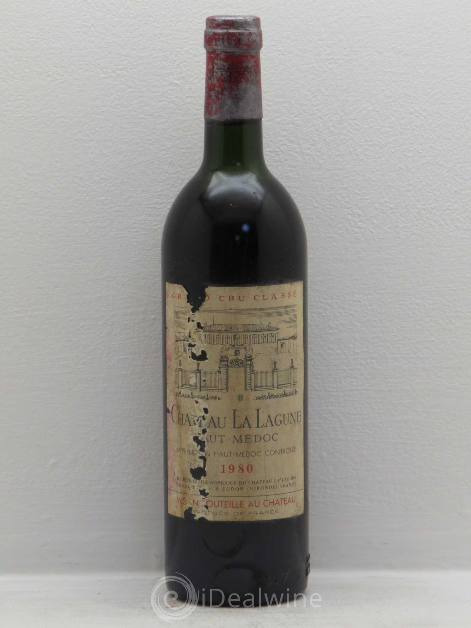 Château la Lagune 3ème Grand Cru Classé 1980 - Lot de 1 bouteille - 0