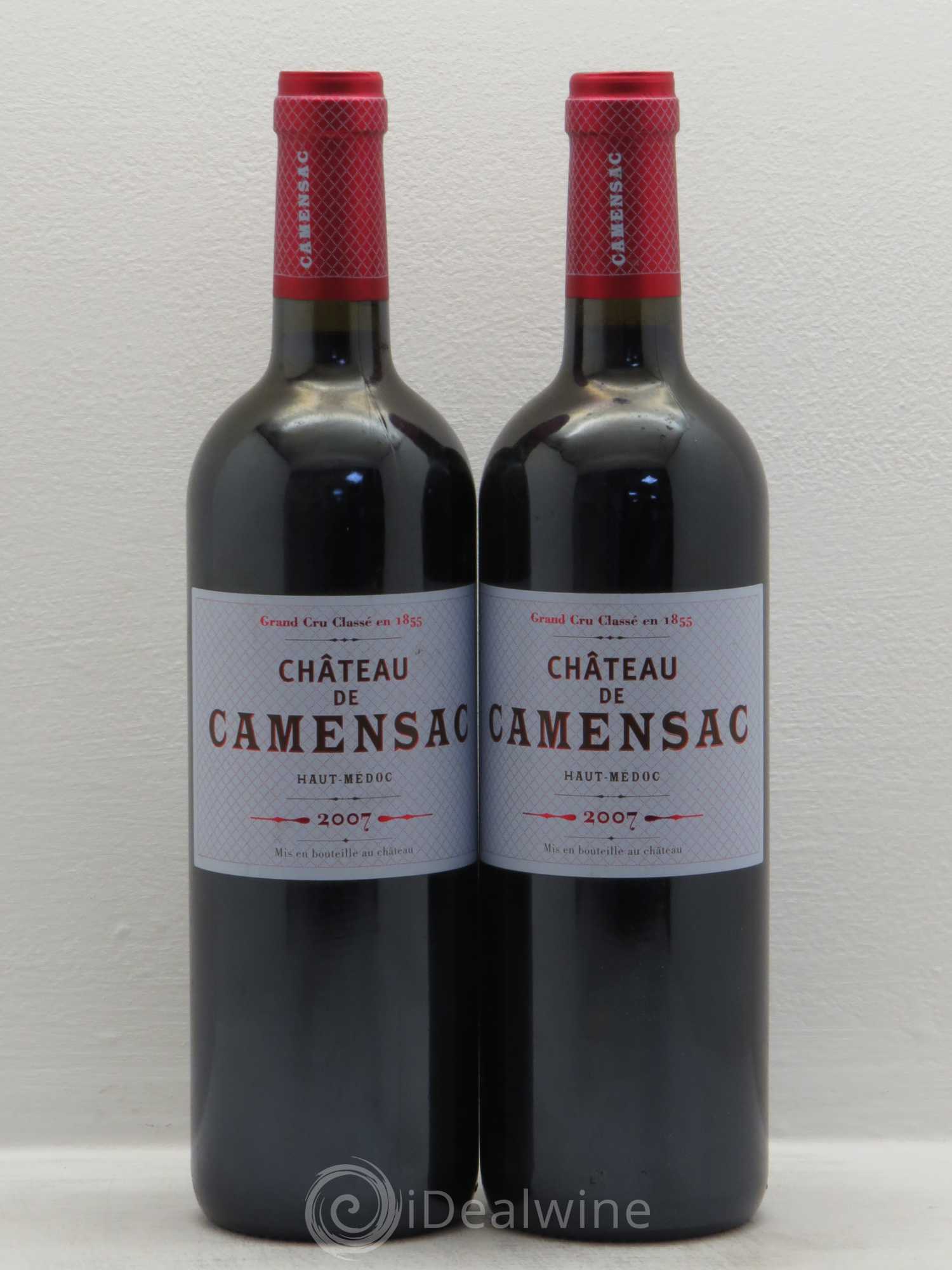 Château Camensac 5ème Grand Cru Classé 2007 - Lot de 2 bouteilles - 0