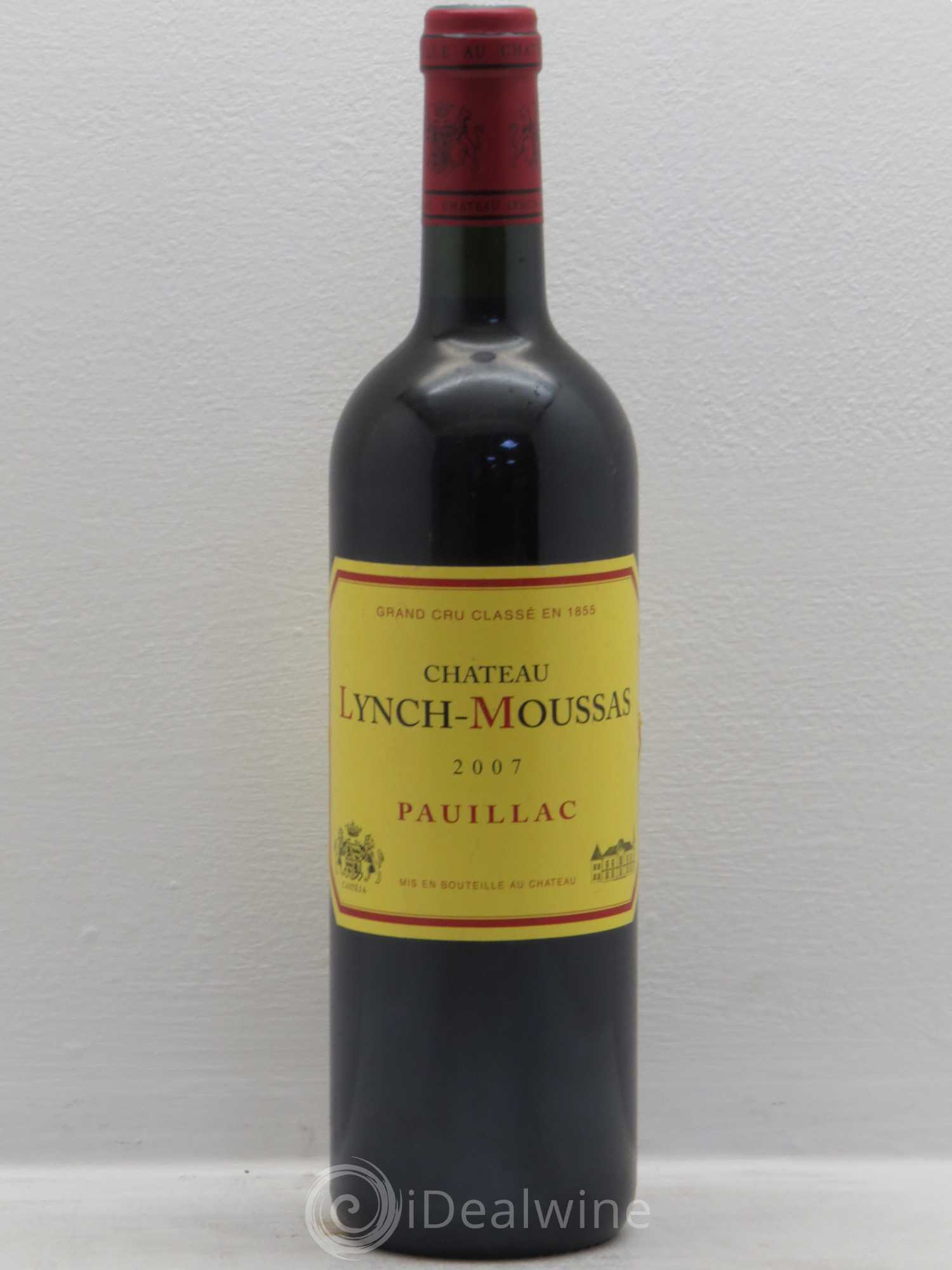 Château Lynch Moussas 5ème Grand Cru Classé 2007 - Lot de 6 bouteilles - 0