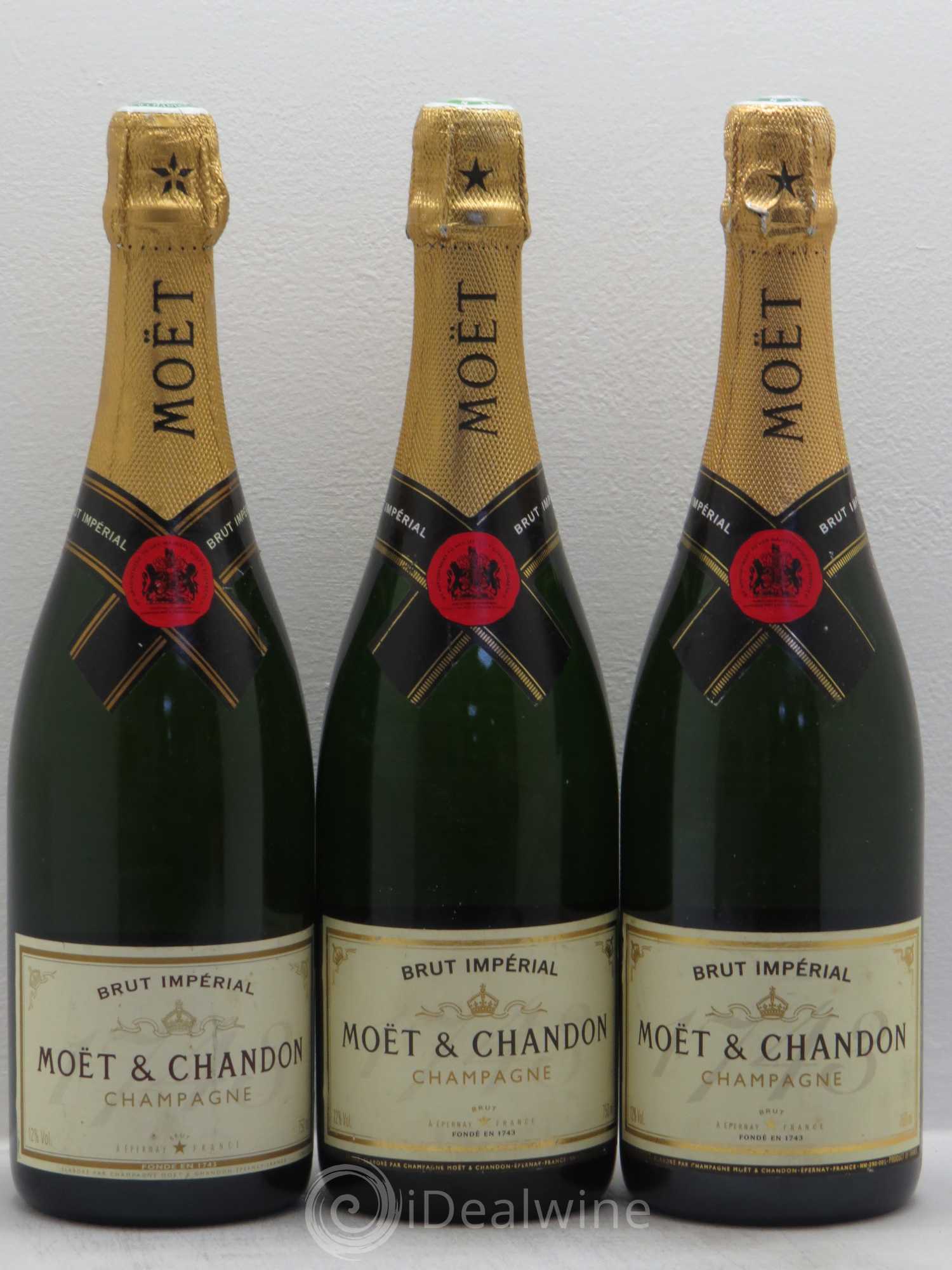 Brut Dom Pérignon - Lot de 3 bouteilles - 0