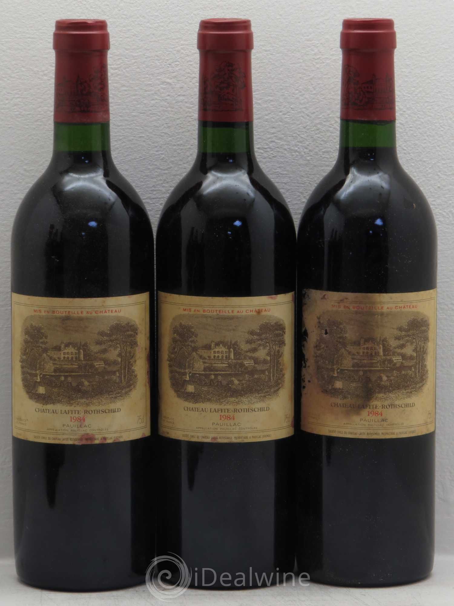 Château Lafite Rothschild 1er Grand Cru Classé 1984 - Lot de 6 bouteilles - 1
