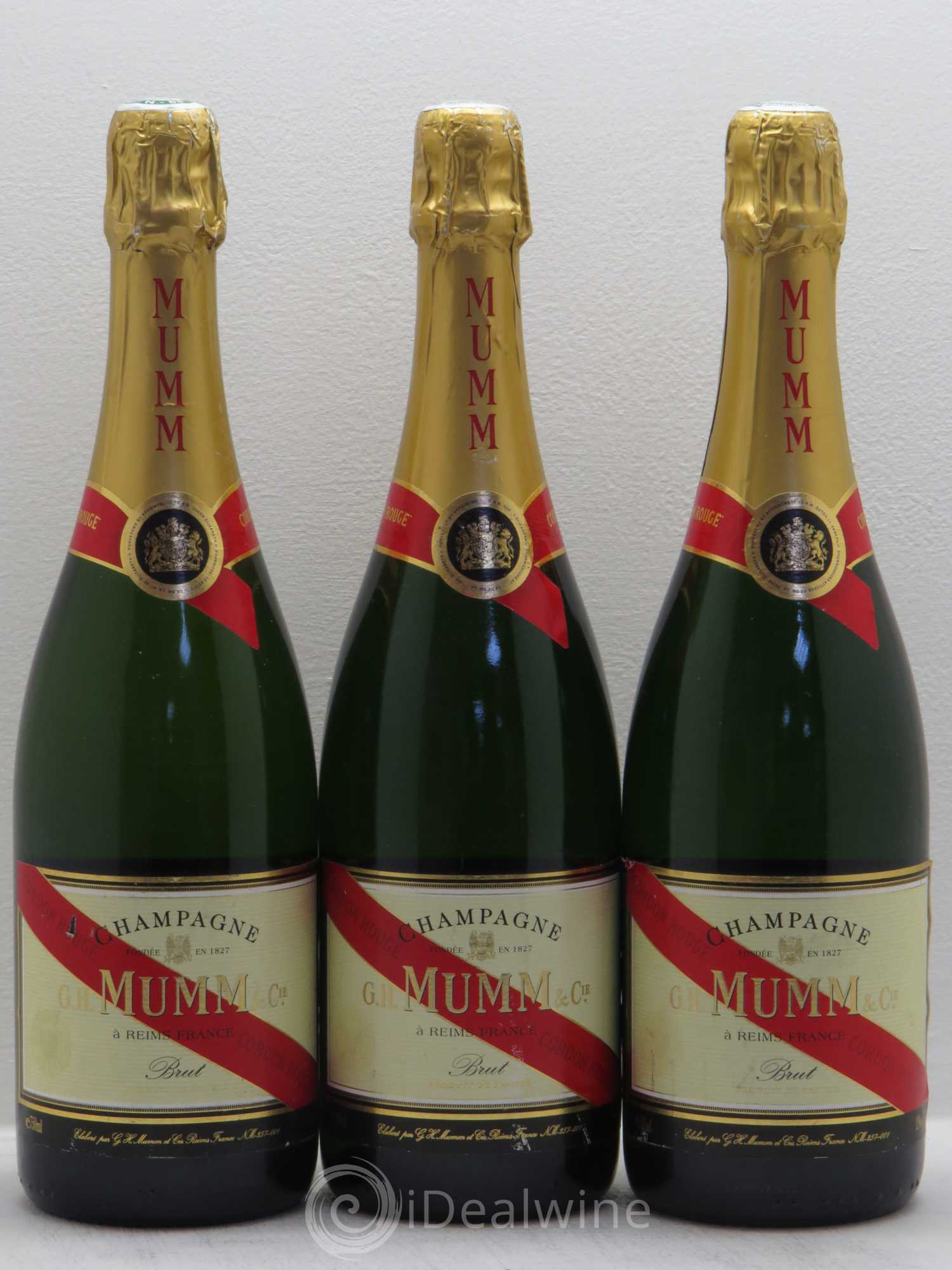 Champagne Mumm cordon rouge - Lot de 3 bouteilles - 0