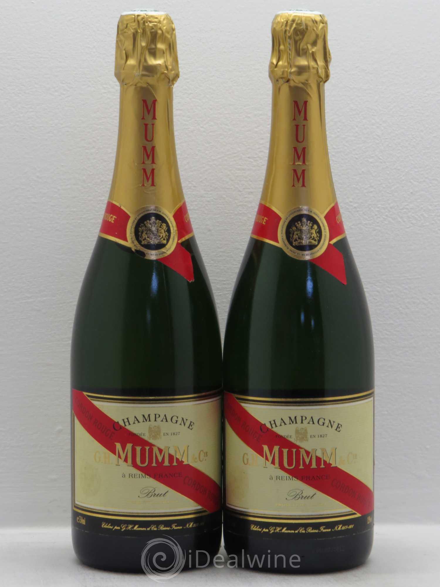 Champagne Mumm cordon rouge - Lot de 2 bouteilles - 0