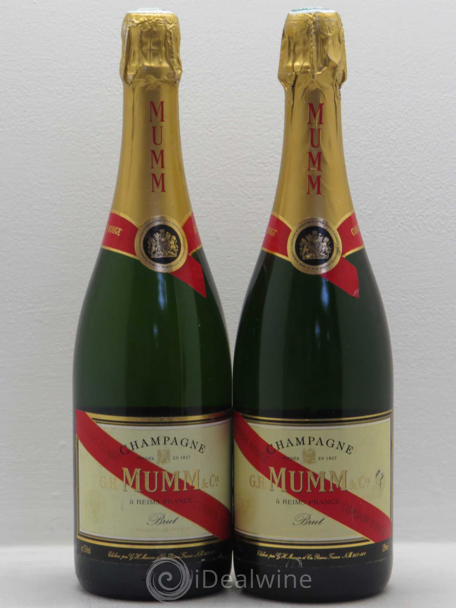 Champagne Mumm cordon rouge - Posten von 2 Flaschen - 0