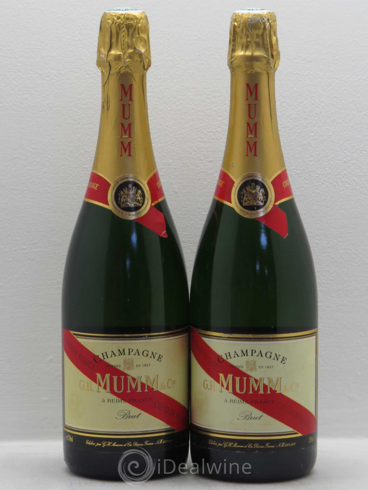 Champagne Mumm cordon rouge - Posten von 2 Flaschen - 0