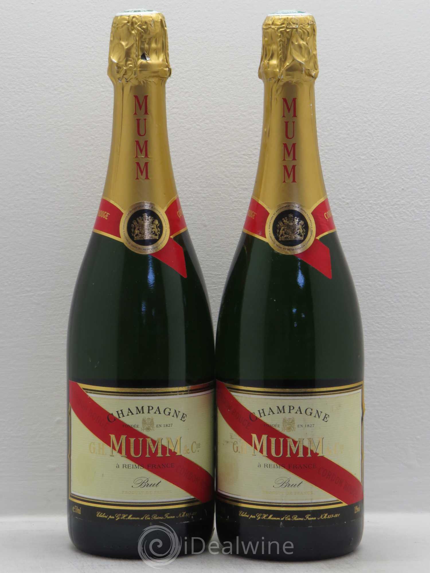 Champagne Mumm cordon rouge - Posten von 2 Flaschen - 0