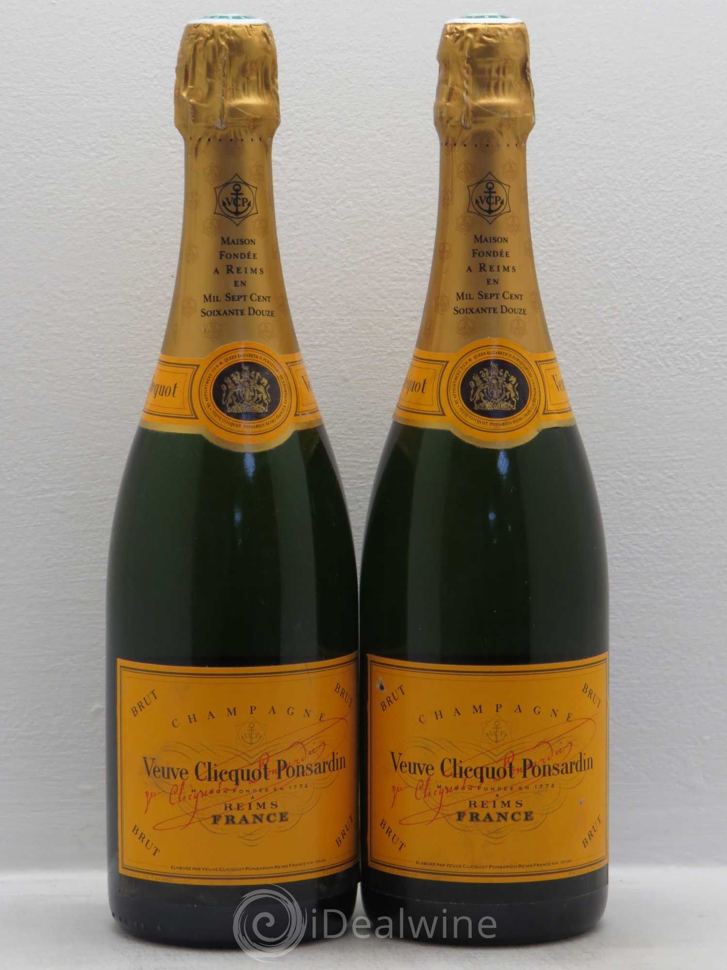 Champagne Veuve Clicquot Brut - Posten von 2 Flaschen - 0