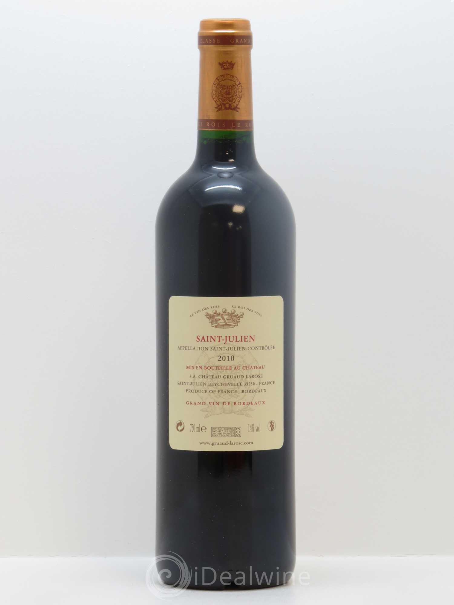 Château Gruaud Larose 2ème Grand Cru Classé 2010 - Lot de 1 bouteille - 1
