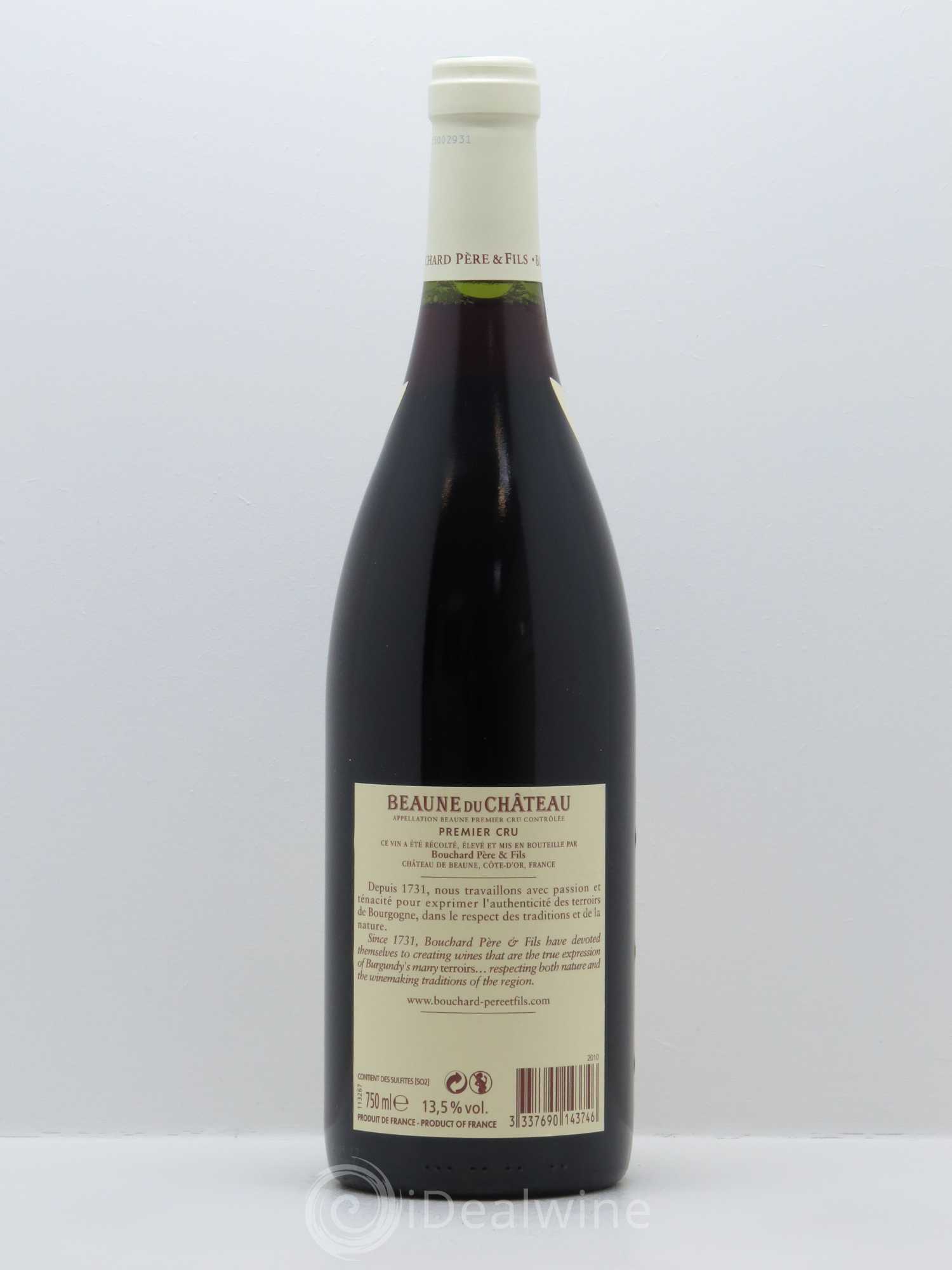 Beaune 1er Cru du Château Bouchard Père & Fils 2010 - Lot de 1 bouteille - 1