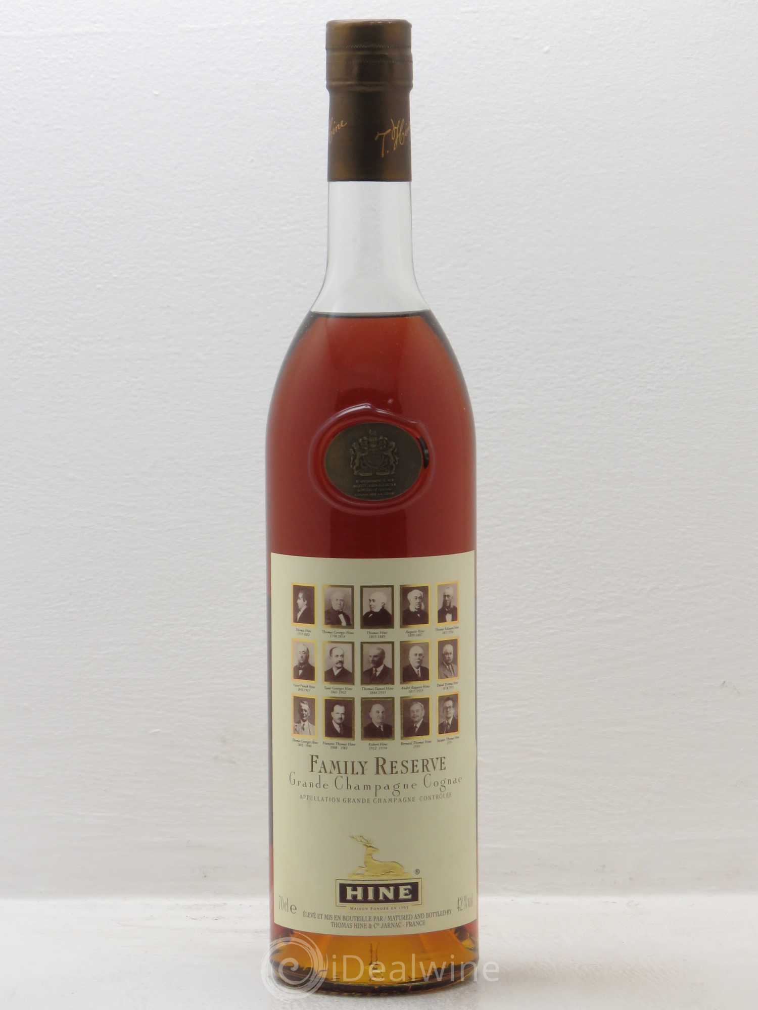 Cognac Family Reserve Hine Grande Champagne - Posten von 1 Flasche - 0