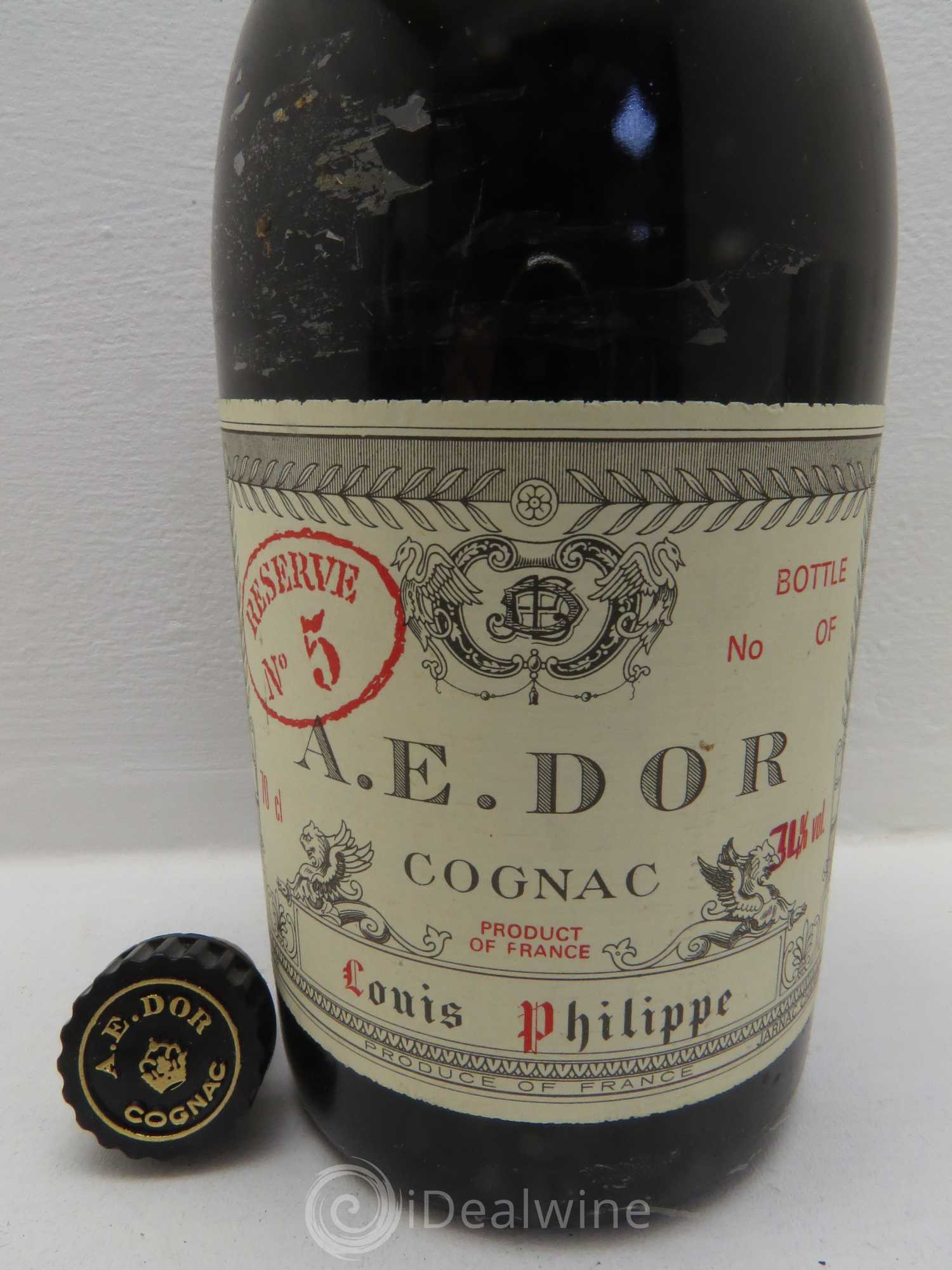 Cognac Cognac A.E. DOR Reserve N°5 - Louis Philippe - Posten von 1 Flasche - 1