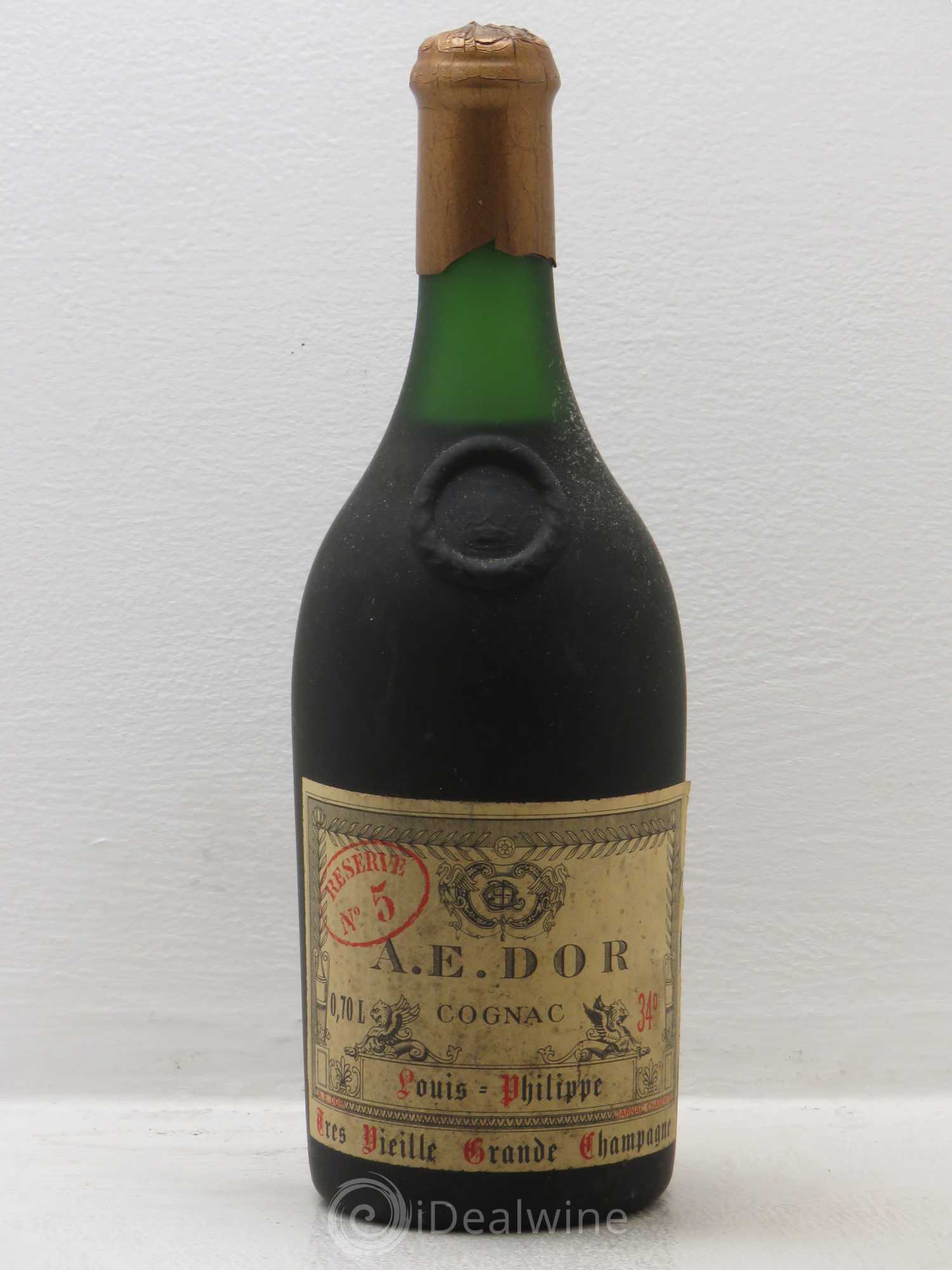 Cognac Cognac A.E. DOR Reserve N°5 - Louis Philippe - Tres Vieille Grande Champagne - Posten von 1 Flasche - 0