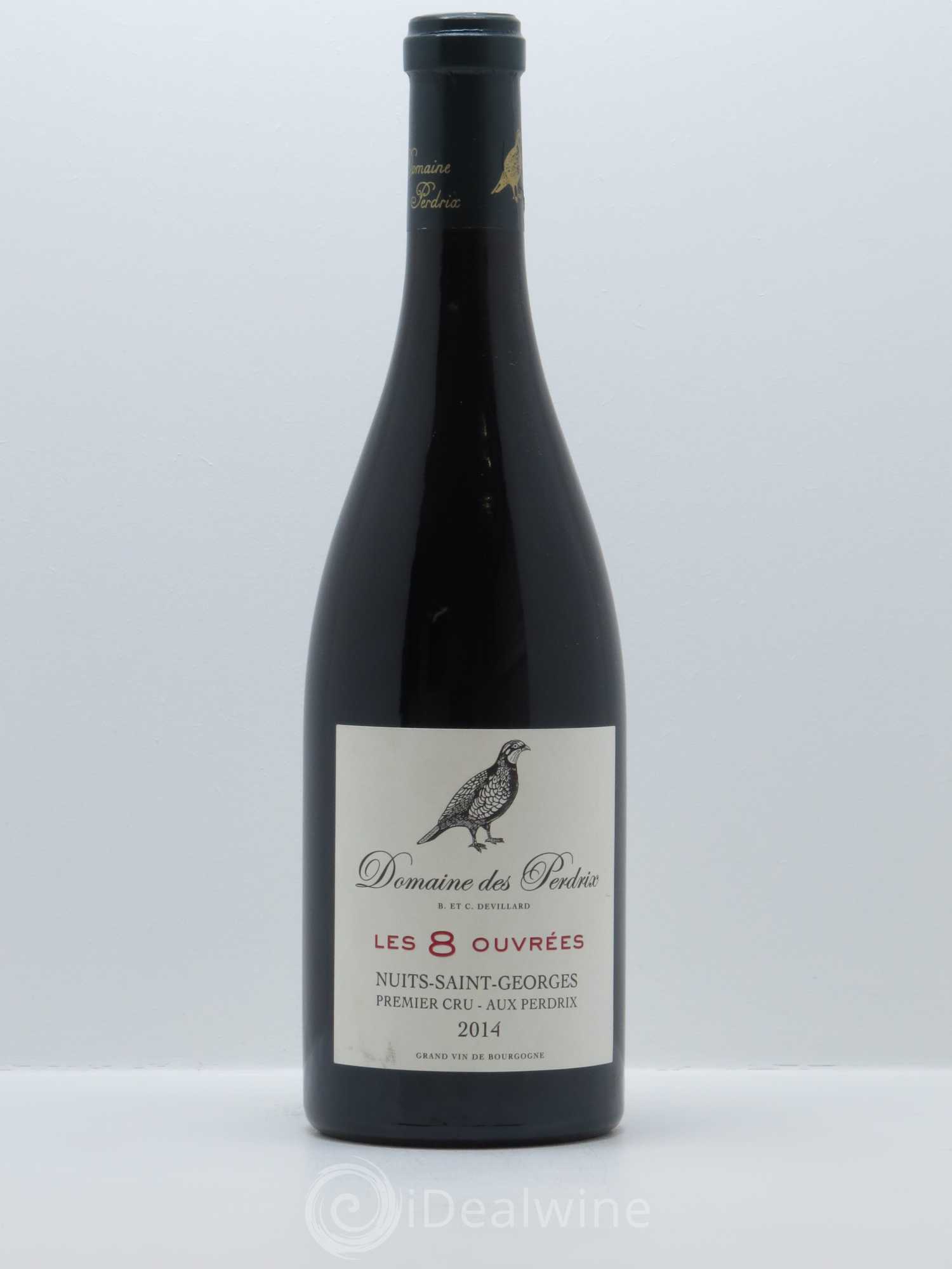 Nuits-Saint-Georges 1er Cru Aux Perdrix Les 8 Ouvrées Perdrix (Domaine des) 2014 - Lot de 1 bouteille - 0