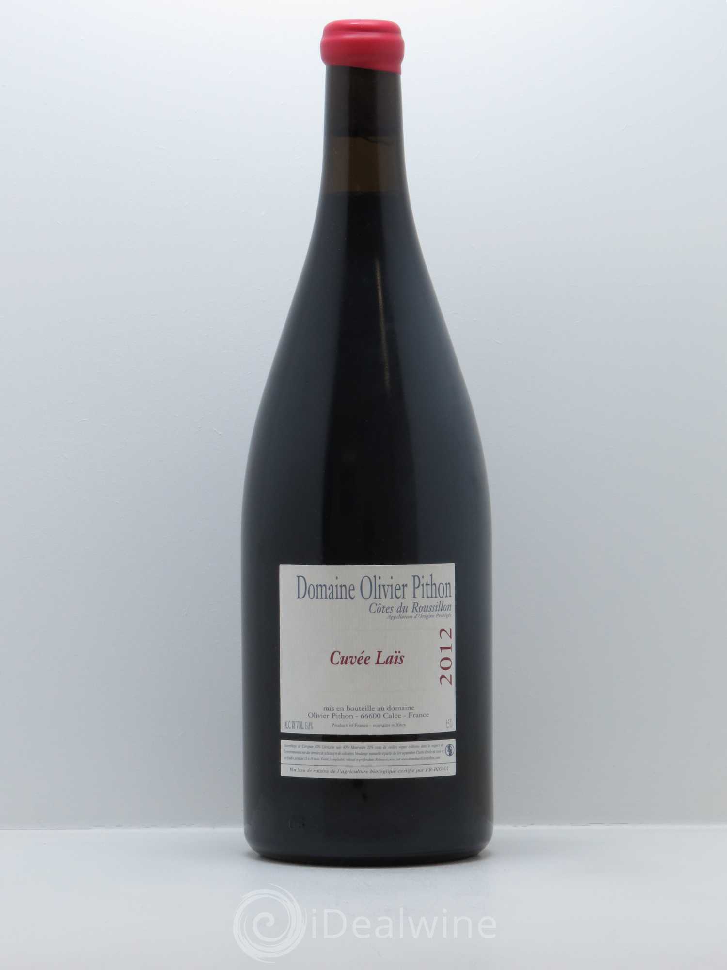 IGP Côtes du Roussillon Olivier Pithon Laïs 2012 - Lot de 1 magnum - 0