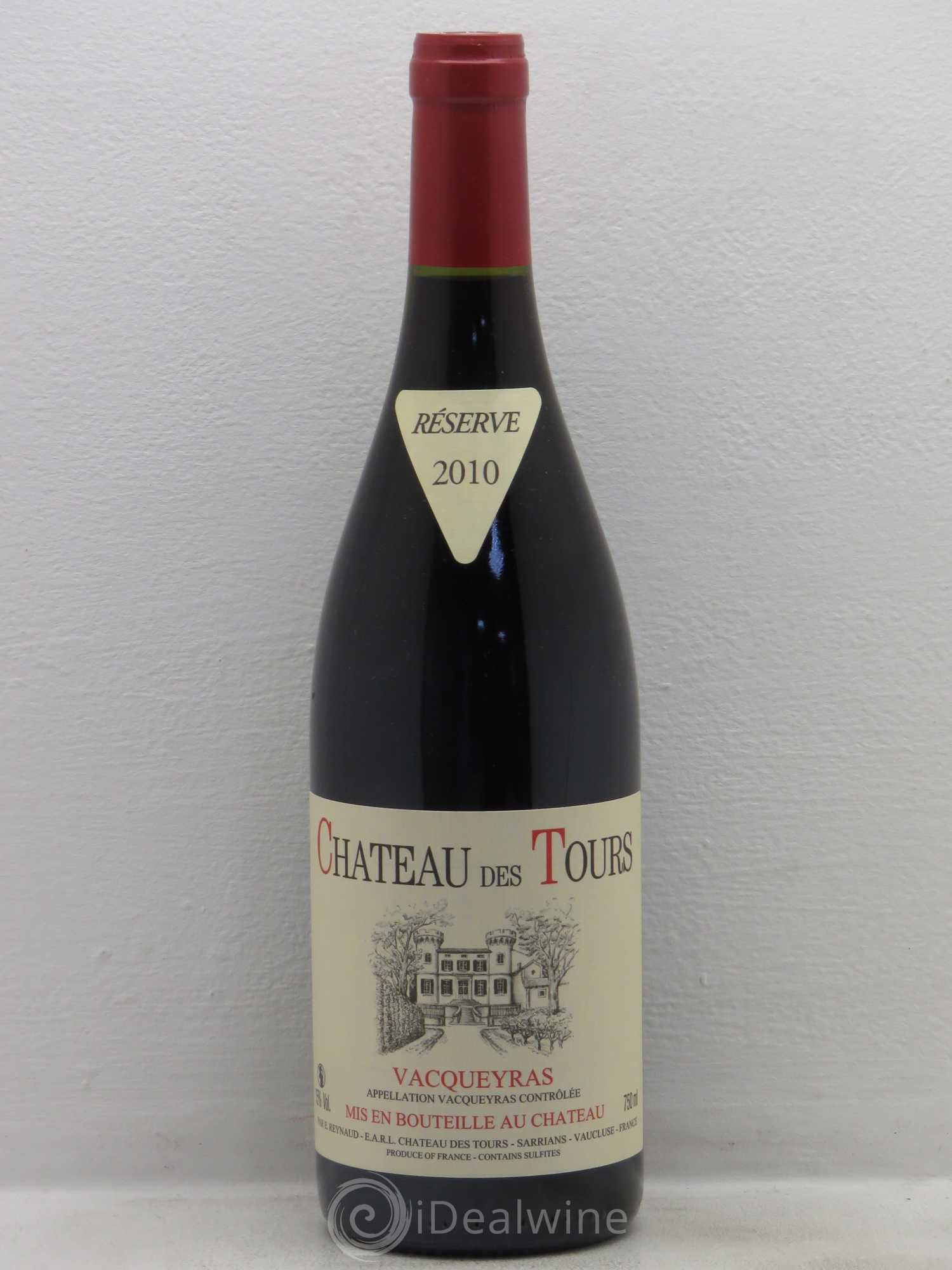 Vacqueyras Domaine des Tours 2010 - Posten von 1 Flasche - 0