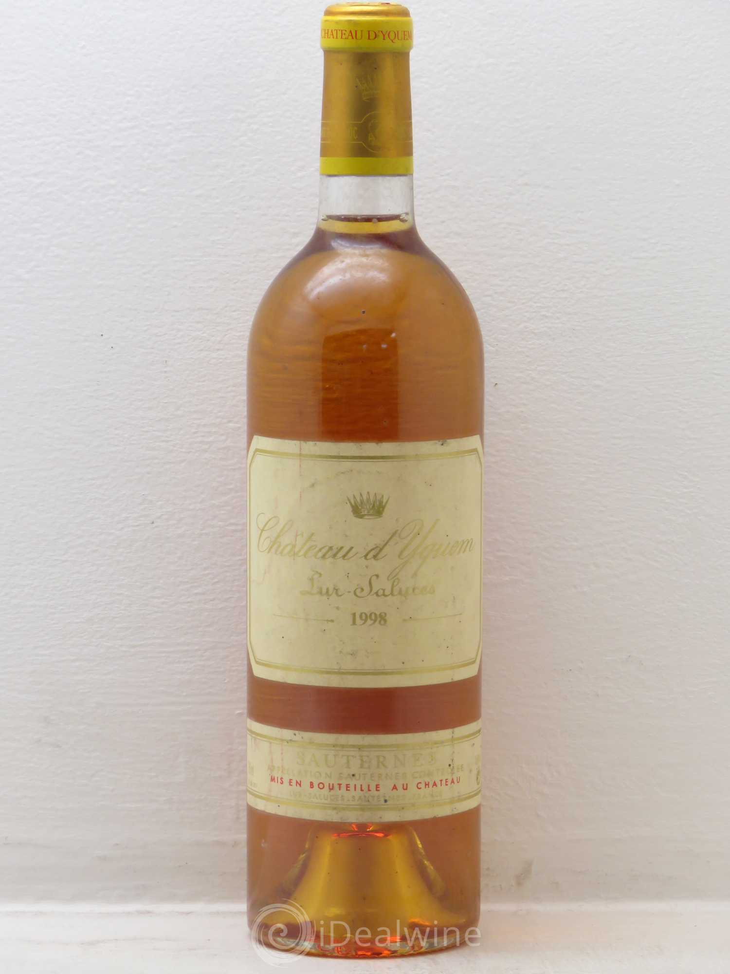 Château d' Yquem 1er Cru Classé Supérieur 1998 - Lot de 1 bouteille - 0