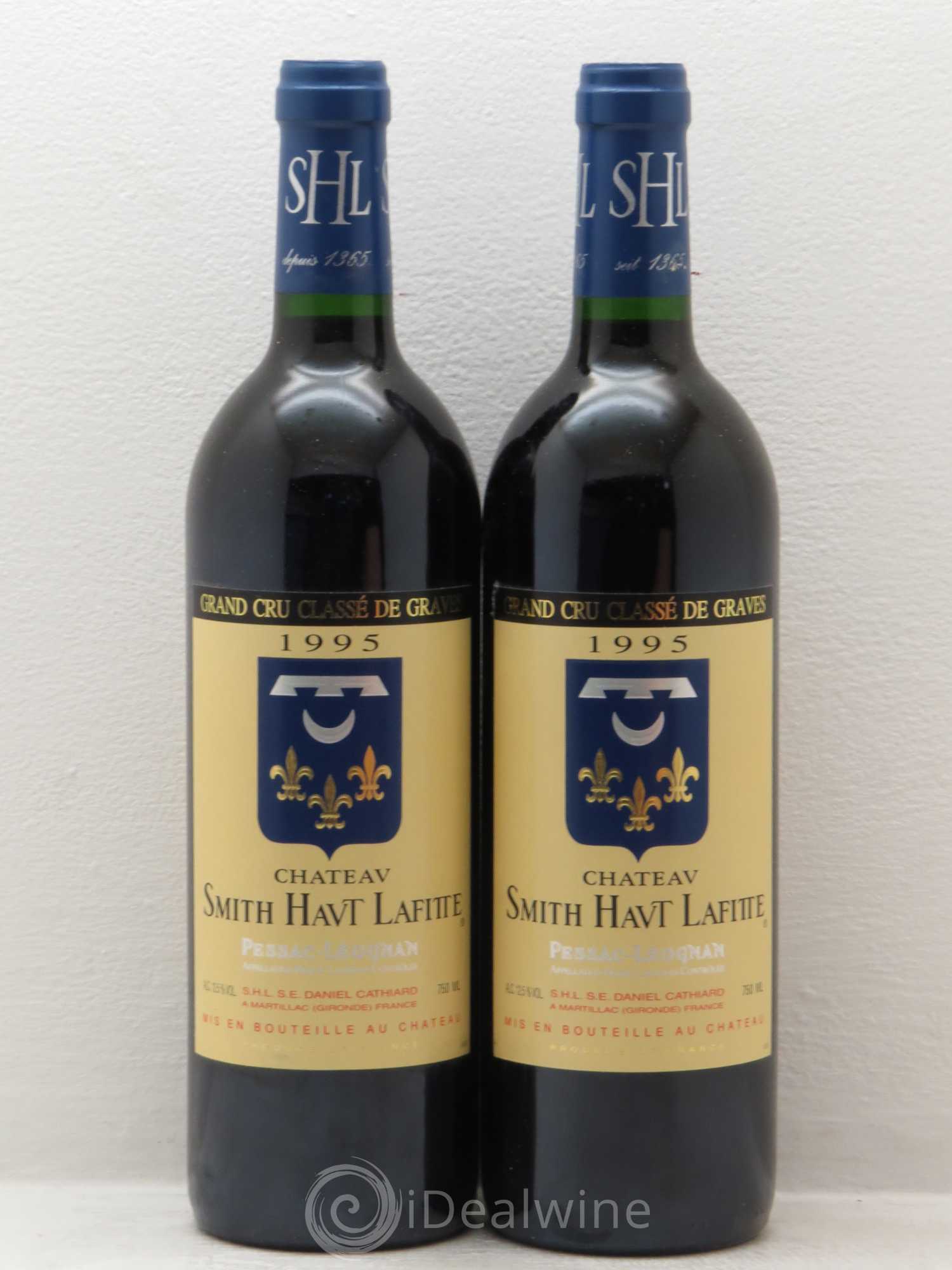 Château Smith Haut Lafitte Cru Classé de Graves 1995 - Lot de 2 bouteilles - 0