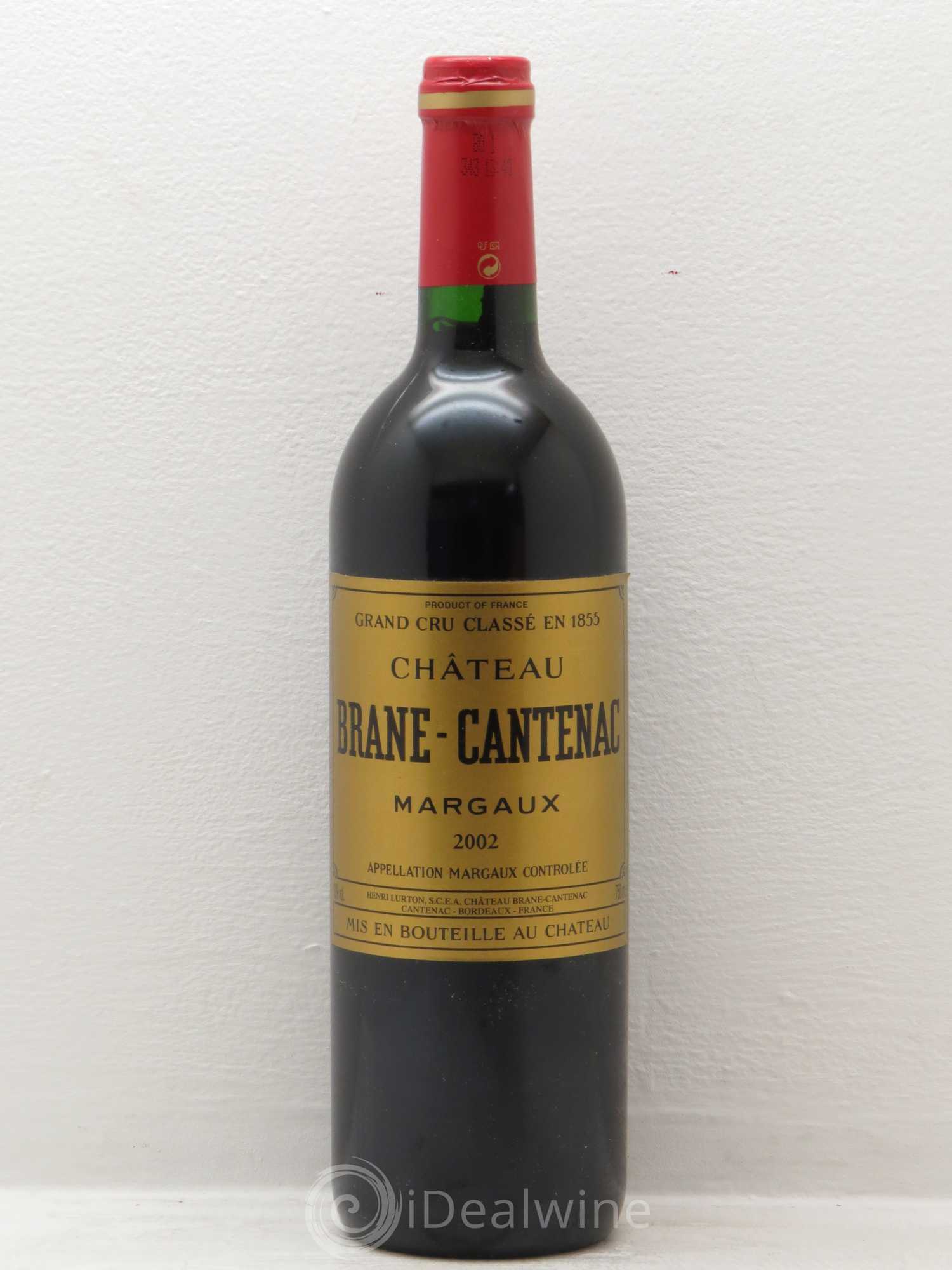 Château Brane Cantenac 2ème Grand Cru Classé 2002 - Lot de 6 bouteilles - 0