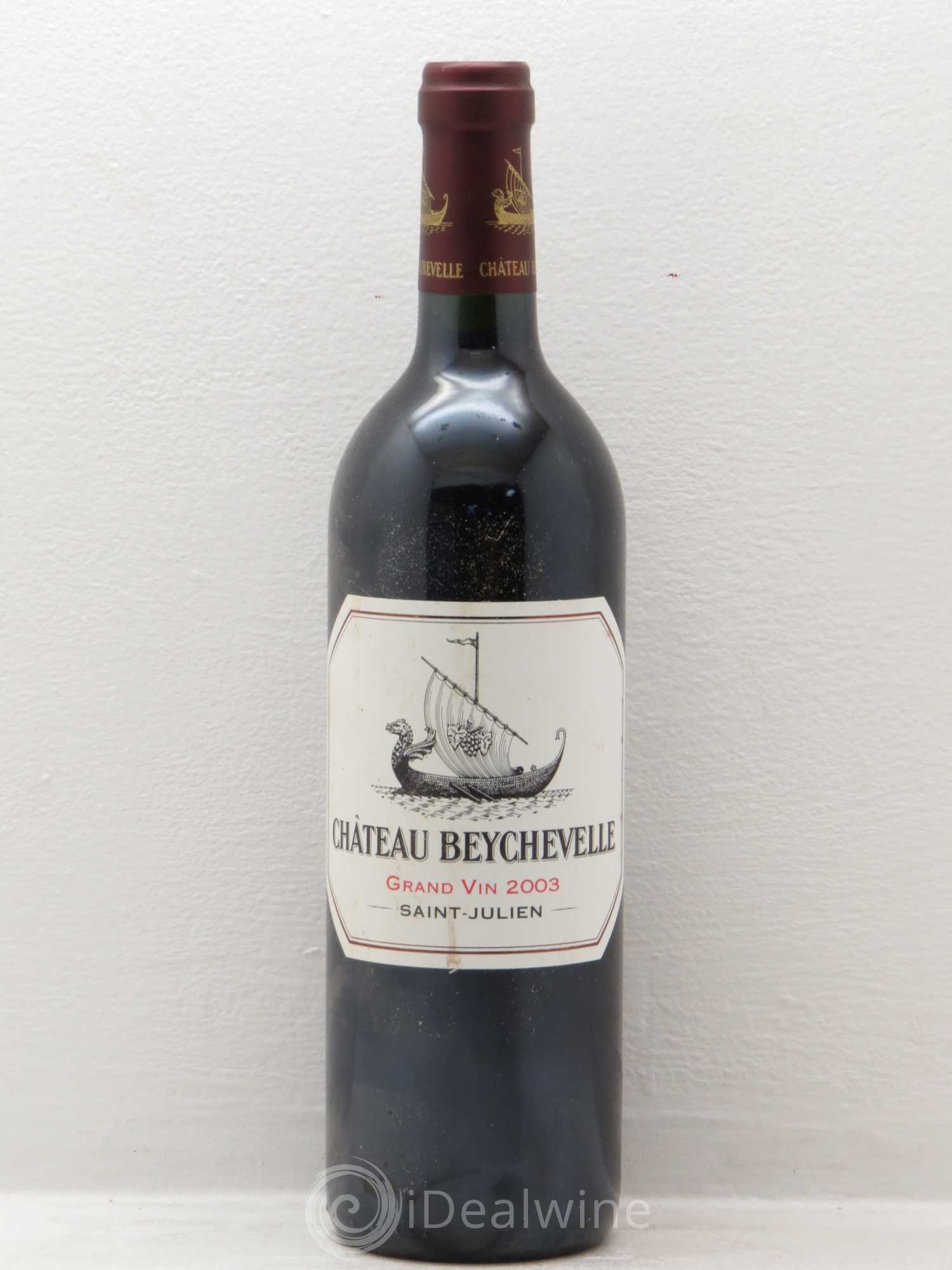 Château Beychevelle 4ème Grand Cru Classé 2003 - Lot de 6 bouteilles - 0