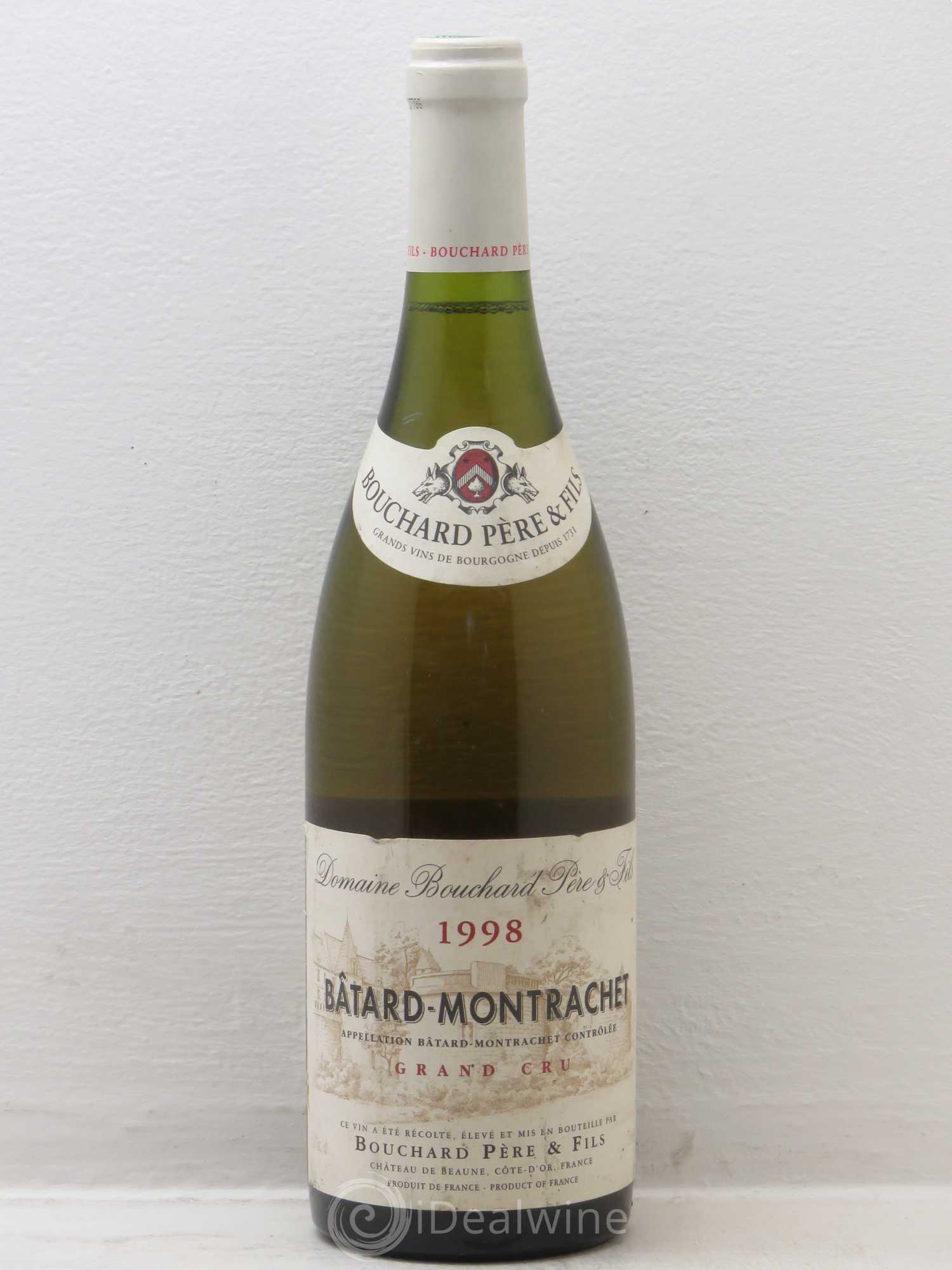Bâtard-Montrachet Grand Cru Bouchard Père & Fils 1998 - Lot de 1 bouteille - 0