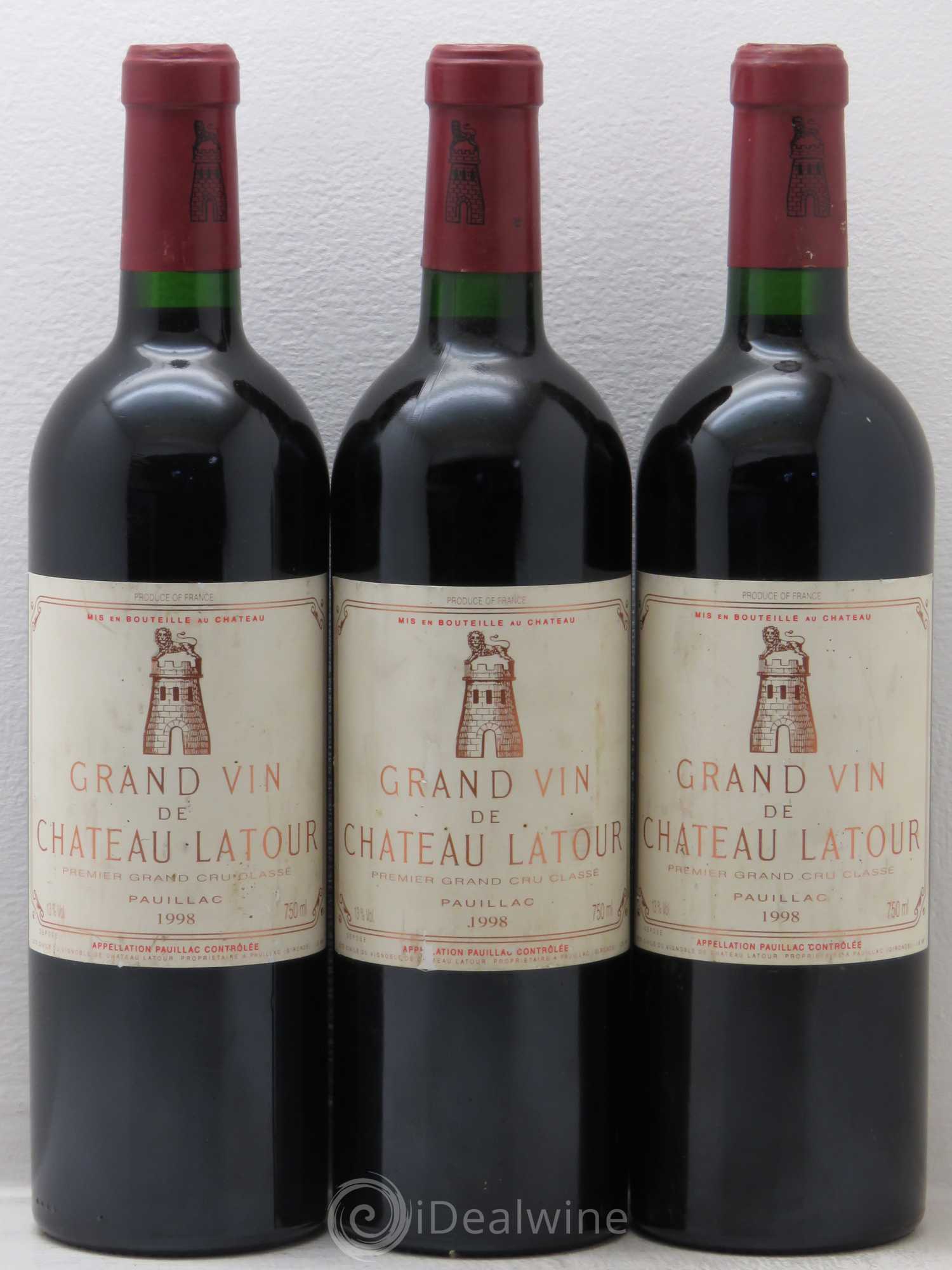Château Latour 1er Grand Cru Classé 1998 - Lot de 6 bouteilles - 2