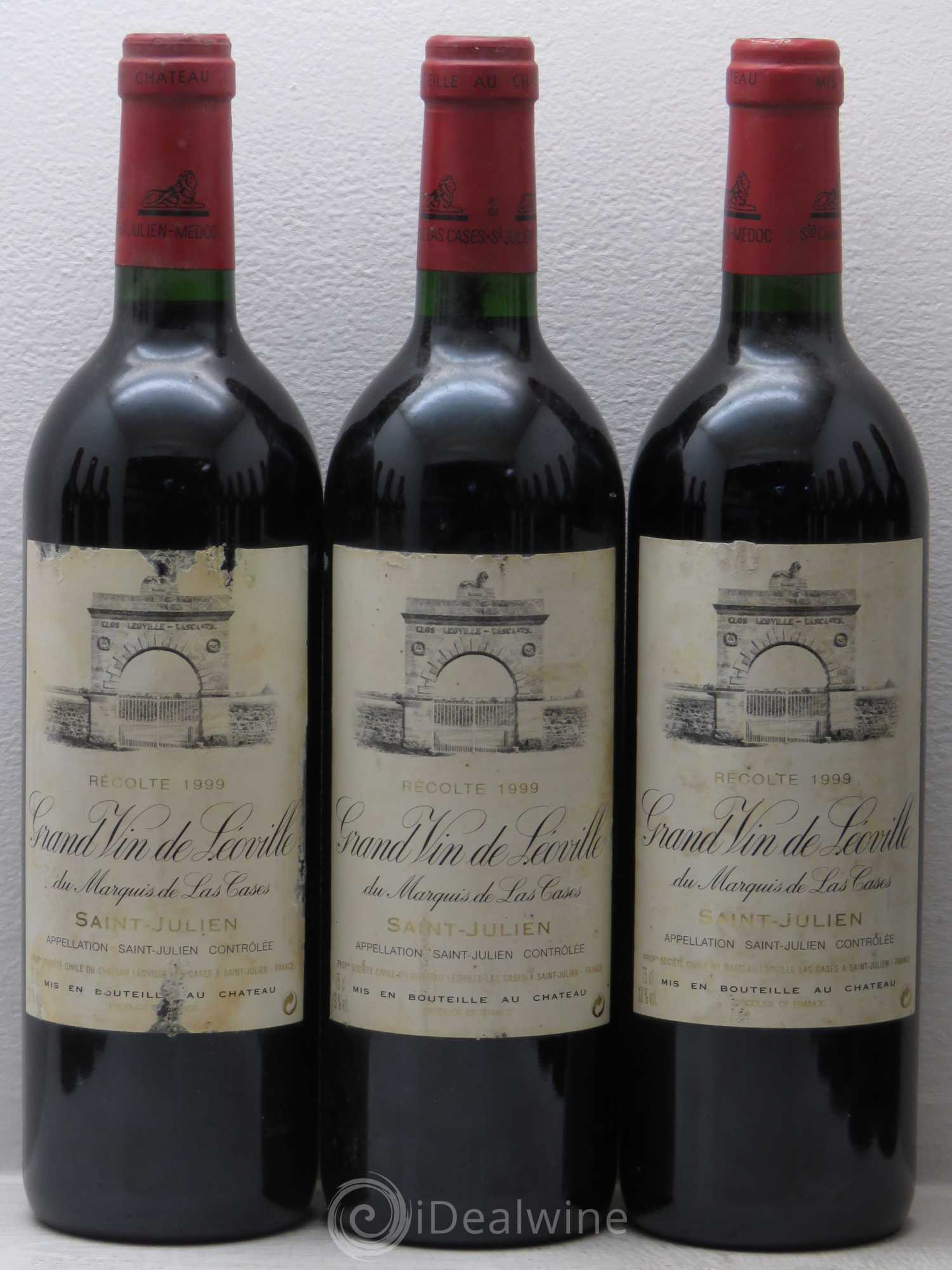 Château Léoville Las Cases 2ème Grand Cru Classé 1999 - Lot de 12 bouteilles - 1