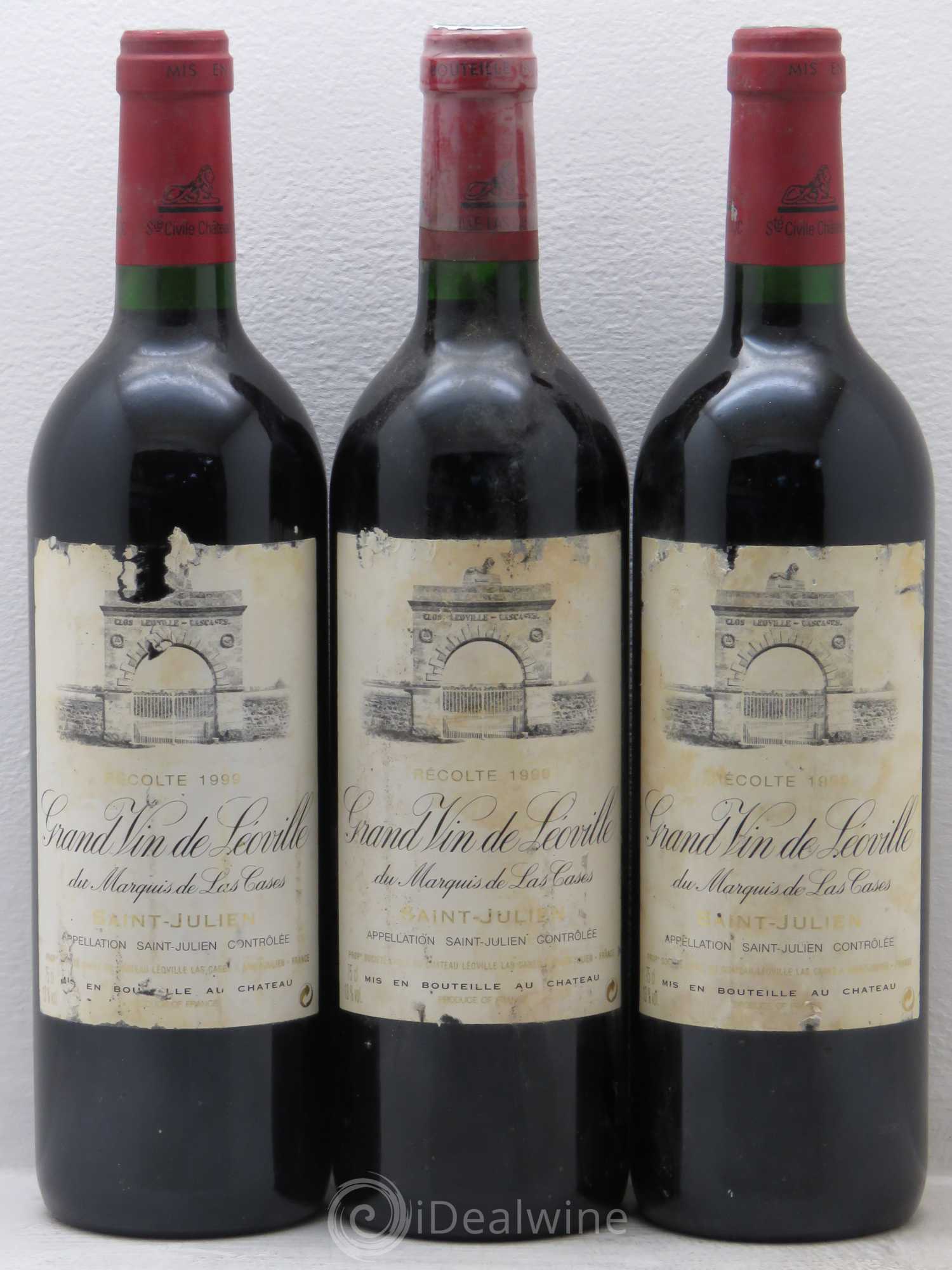 Château Léoville Las Cases 2ème Grand Cru Classé 1999 - Lot de 12 bouteilles - 4