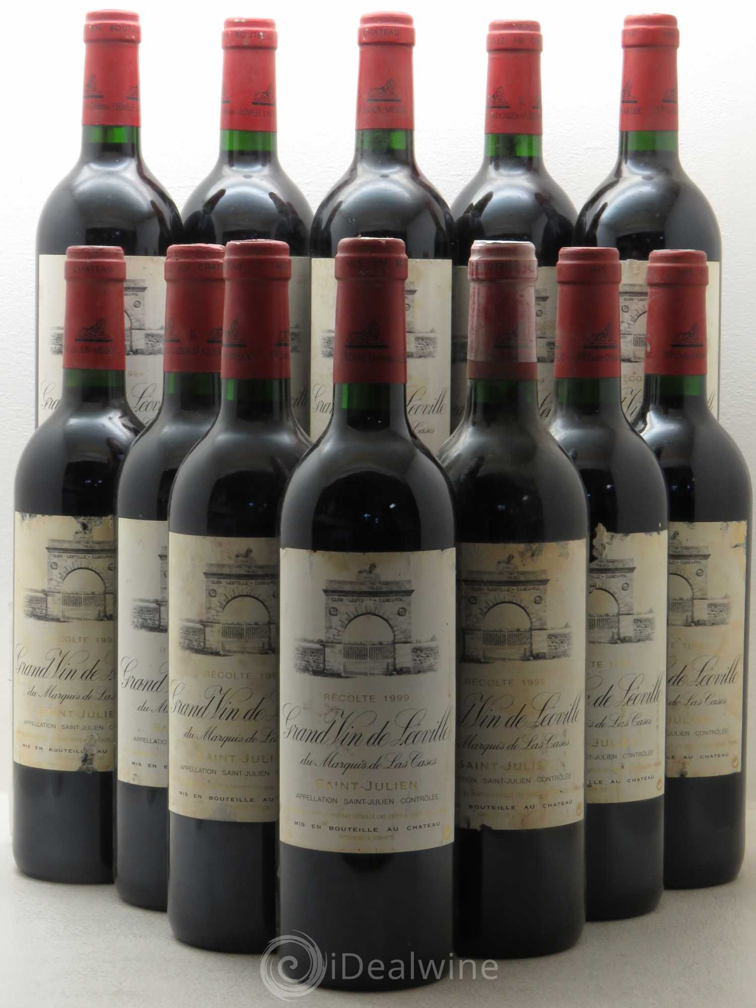 Château Léoville Las Cases 2ème Grand Cru Classé 1999 - Lot de 12 bouteilles - 0